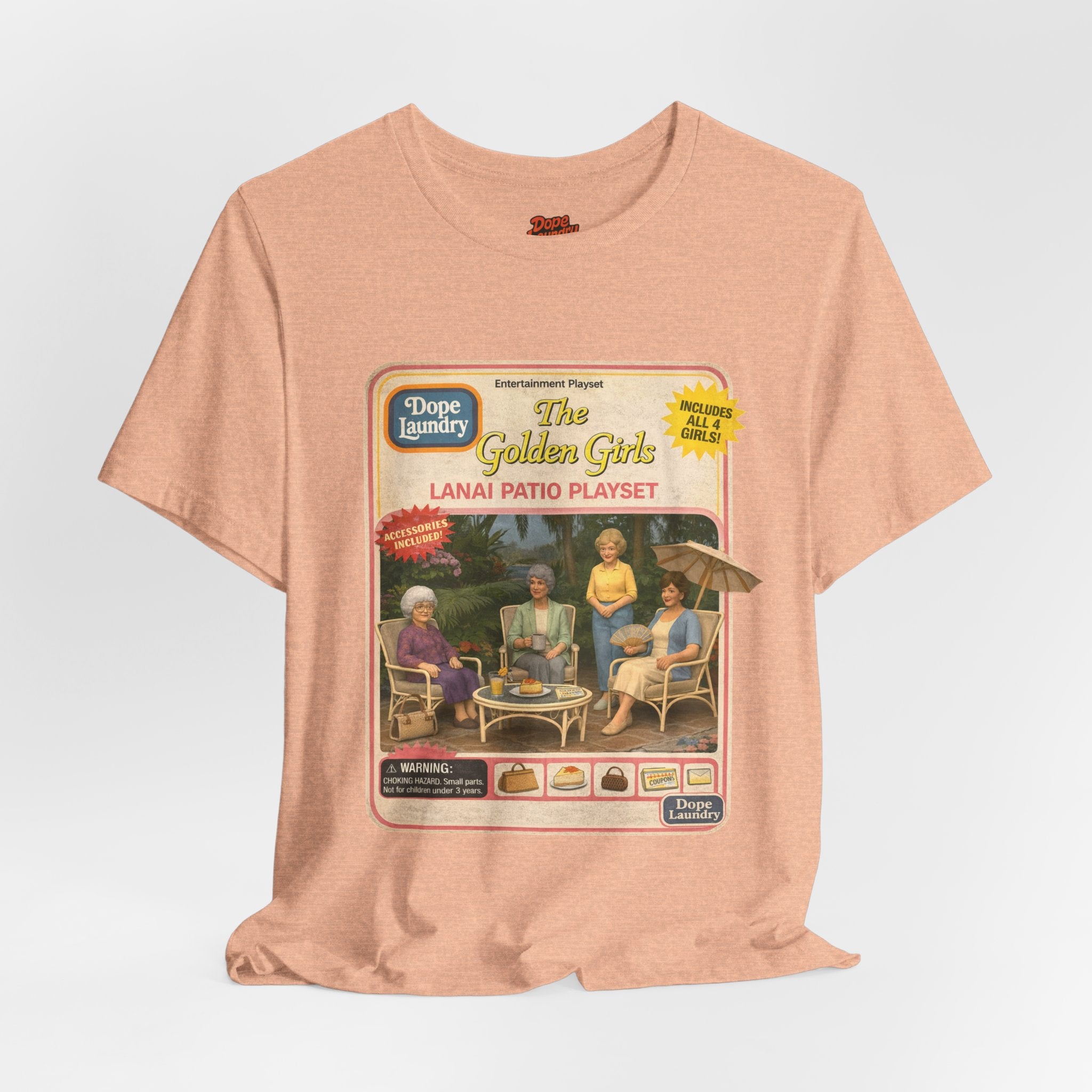 Golden Girls 'Lanai Patio Playset' Vintage TV Graphic Tee