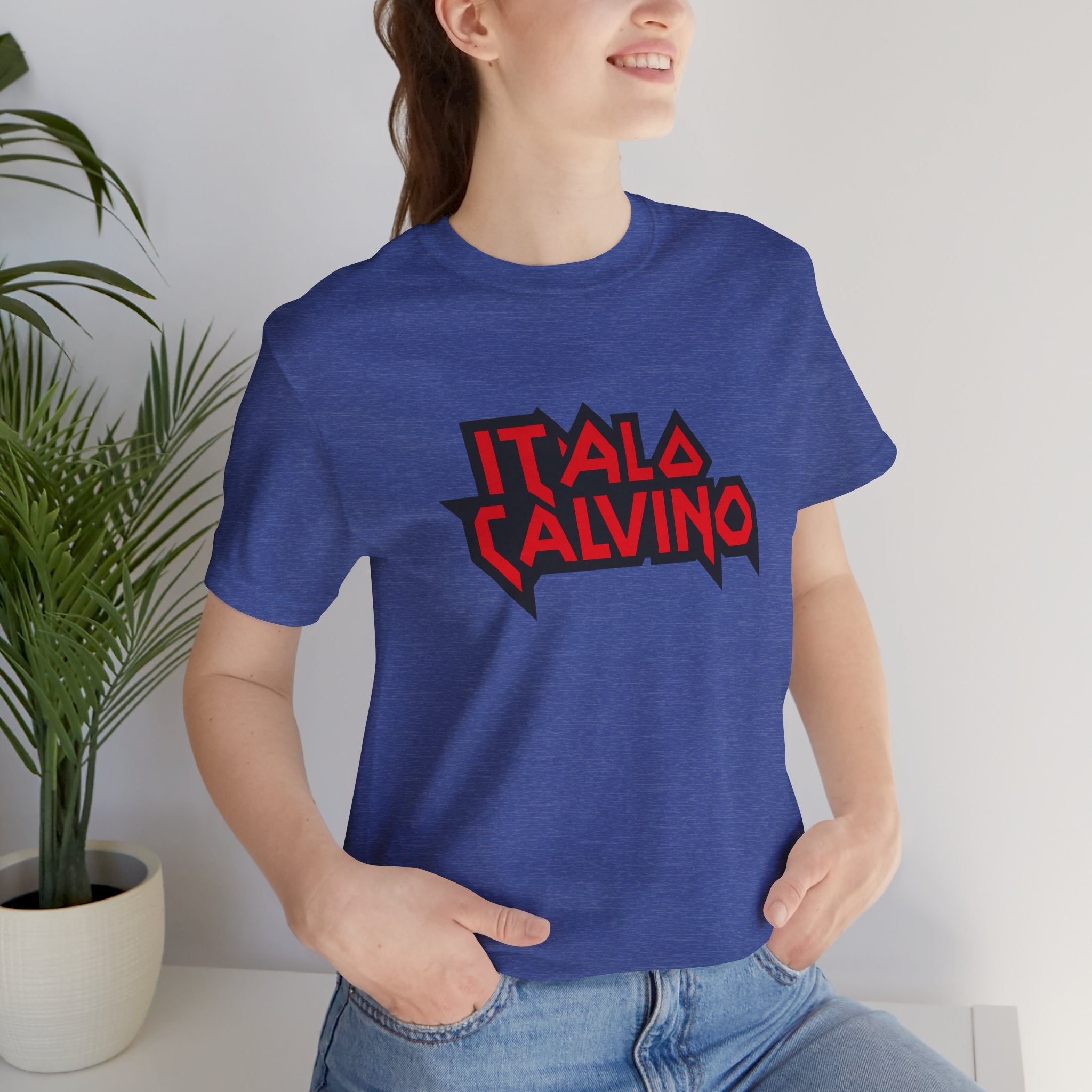 Italo Calvino 'Heavy Lit' Vintage Graphic T-Shirt