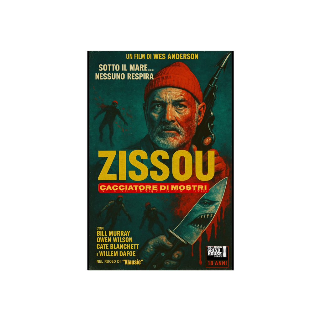 Art Print - Zissou: Cacciatore Di Mosrti Italian Giallo Movie Poster