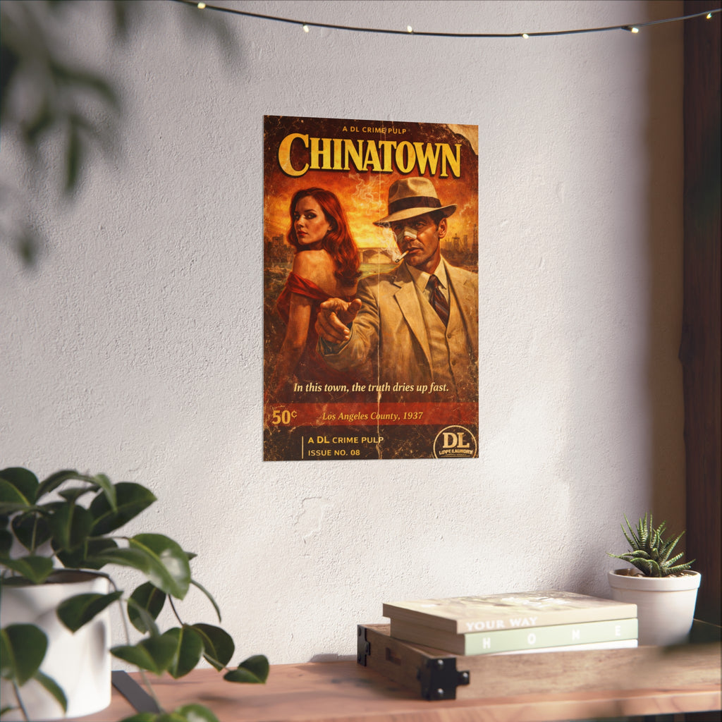 Chinatown - Retro Crime Noir Fine Art Print