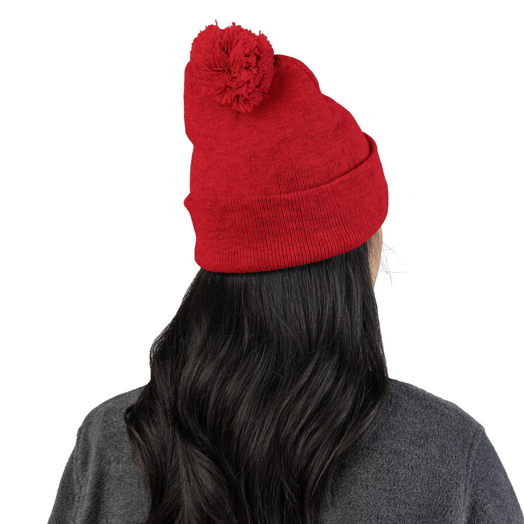 Team Zissou - B Squad Leader - Custom Embroidered Pom-Pom Knit Cap for Team Spirit