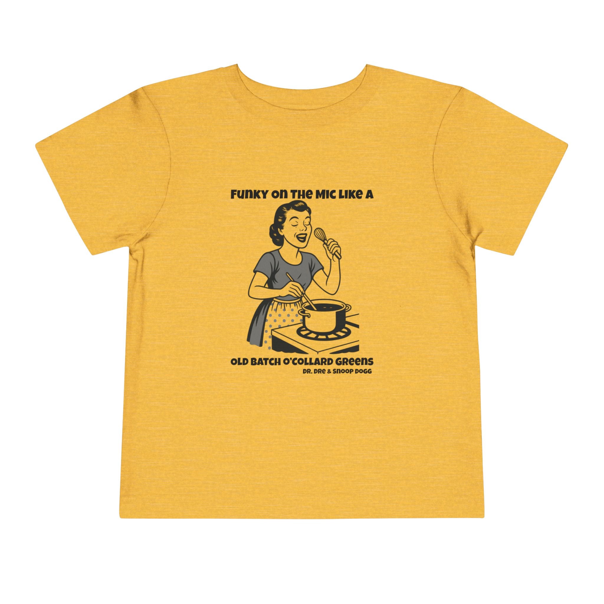 Toddler Tee - Funky on the Mic - Retro Graphic Kids Shirt