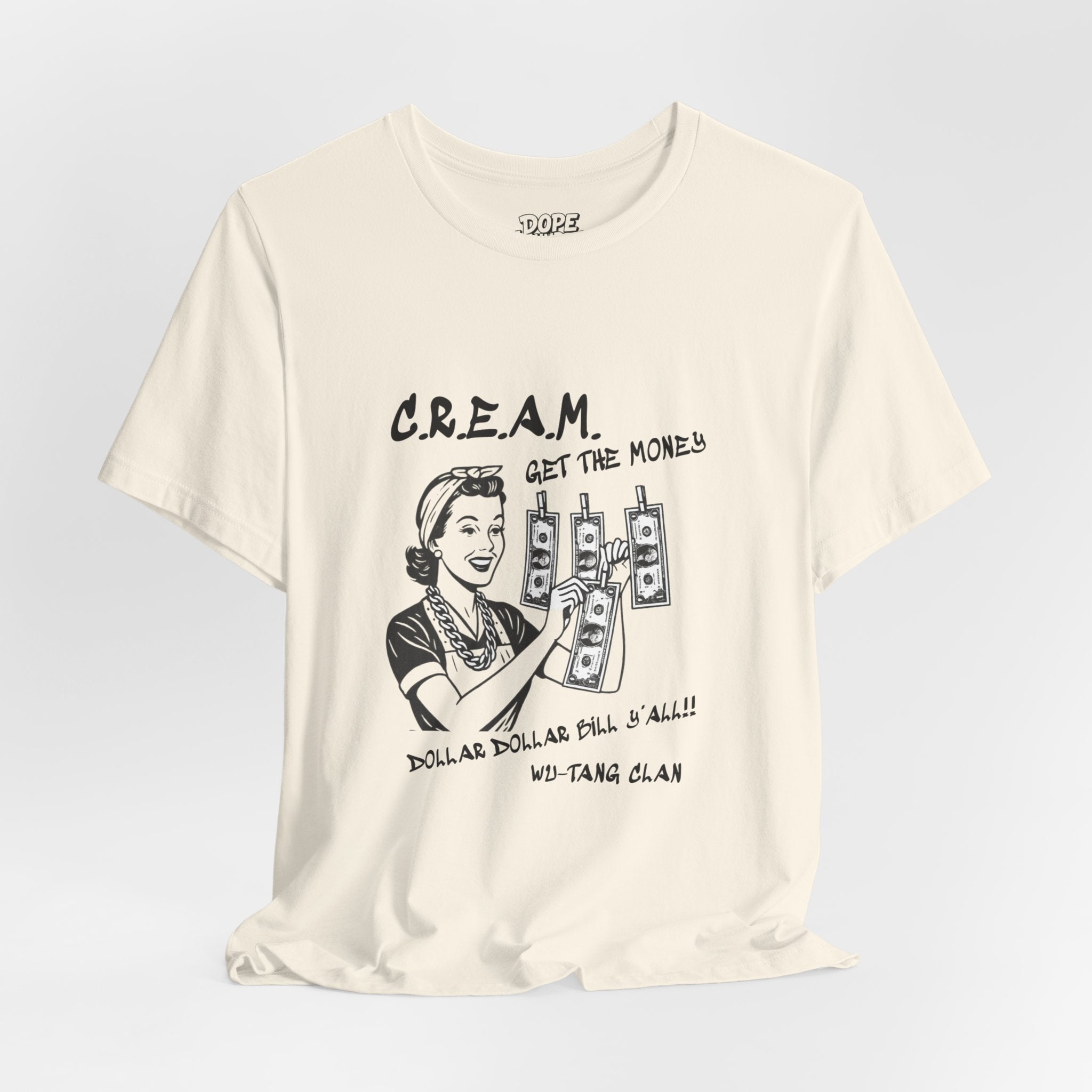 "C.R.E.A.M" (WU-TANG CLAN) - unisex jersey short sleeve tee