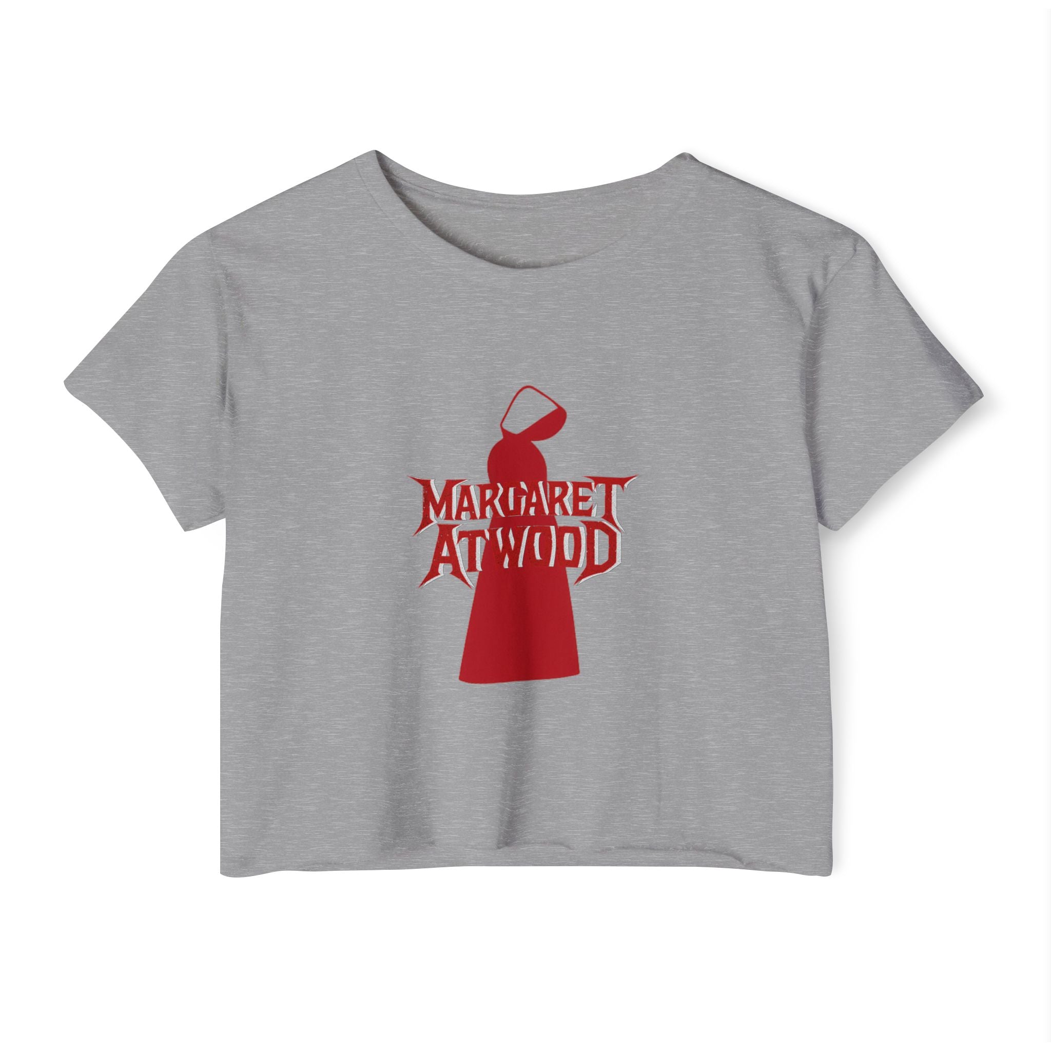 Margaret Atwood Festival Crop Top — Women's Literary Graphic Tee