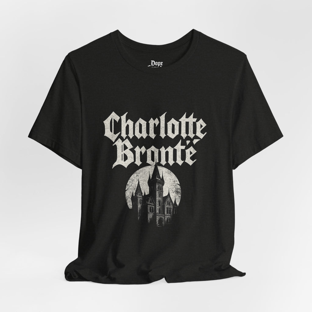 Charlotte Brontë Heavy Metal Vintage Graphic Tee — Literary Band Shirt
