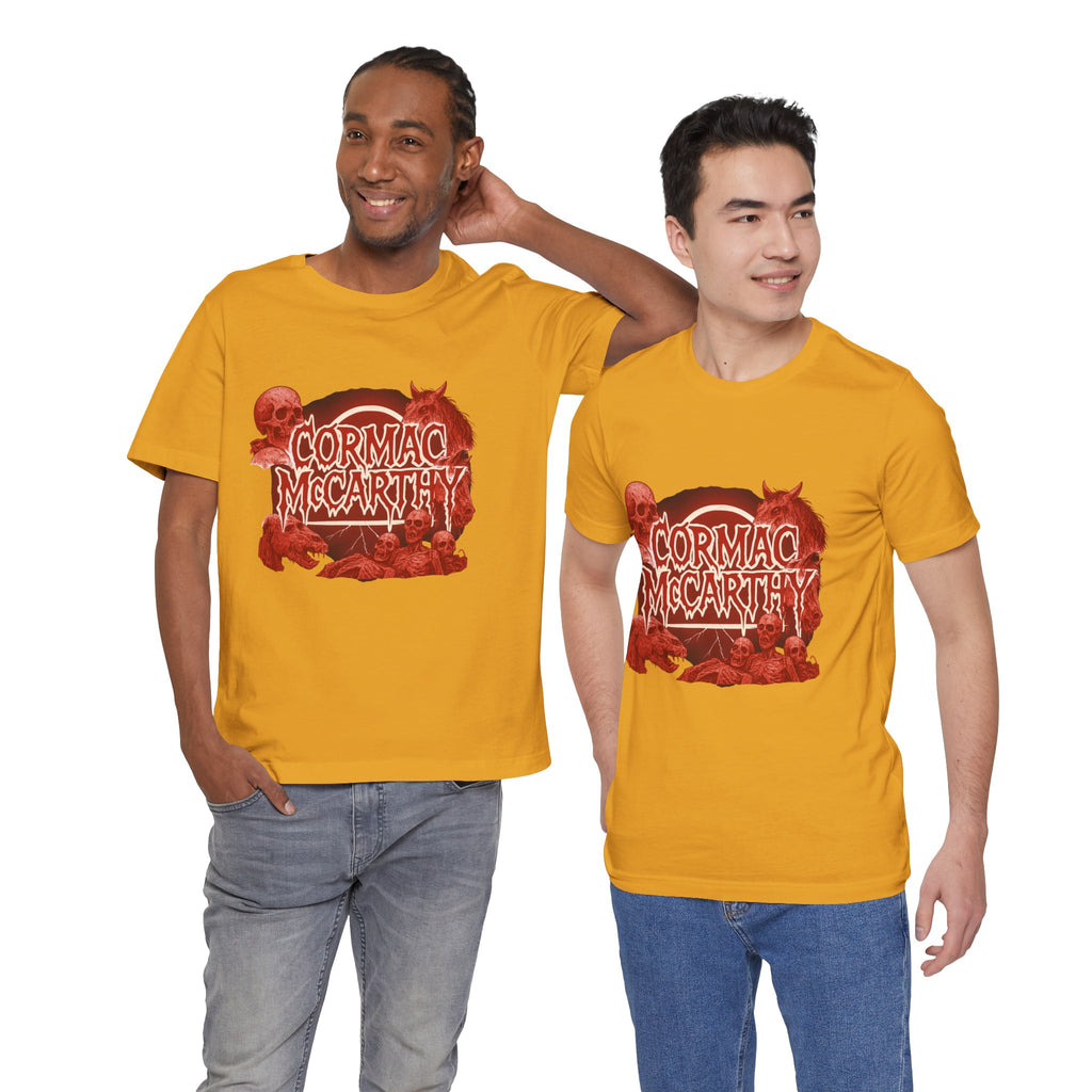 Cormac McCarthy Death Metal Tee — Band-Style Graphic T-Shirt