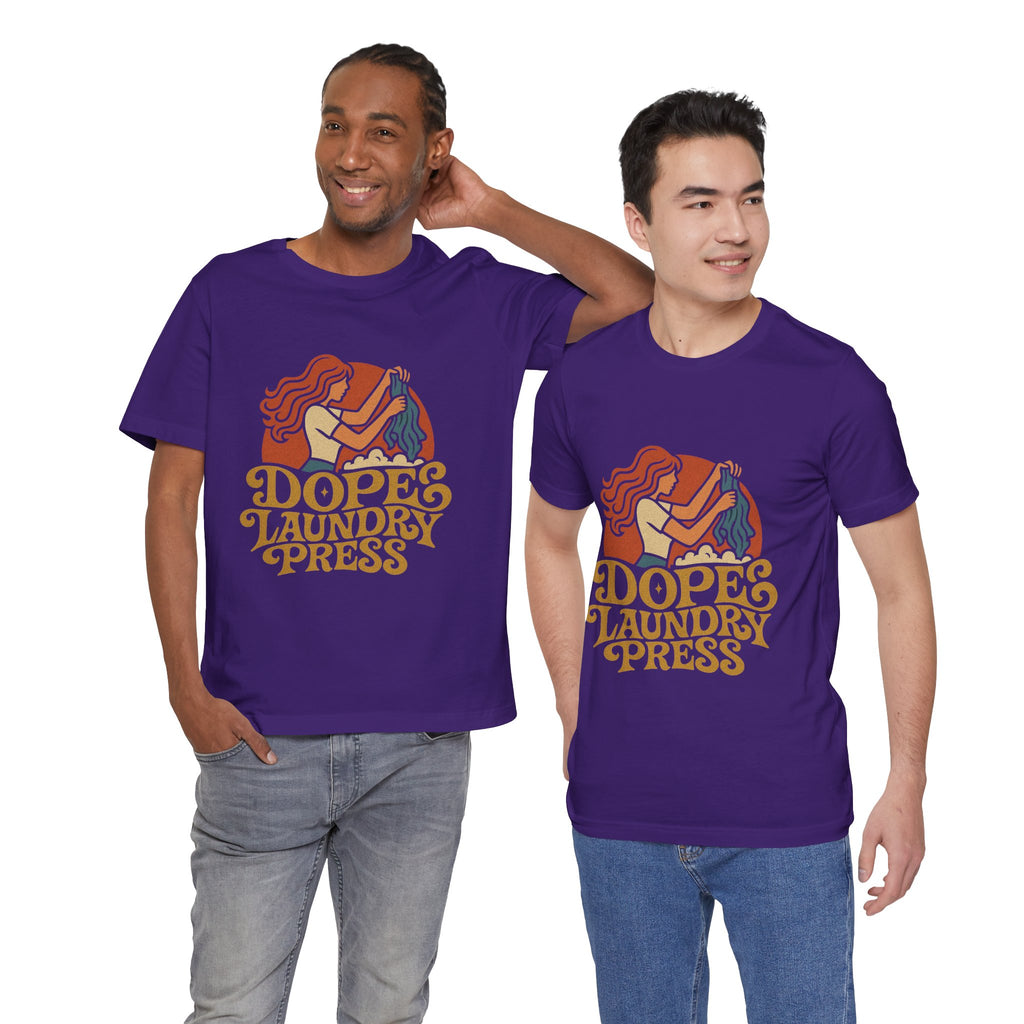 Dope Laundry Press 60s Logo Tee — Vintage Graphic T-Shirt