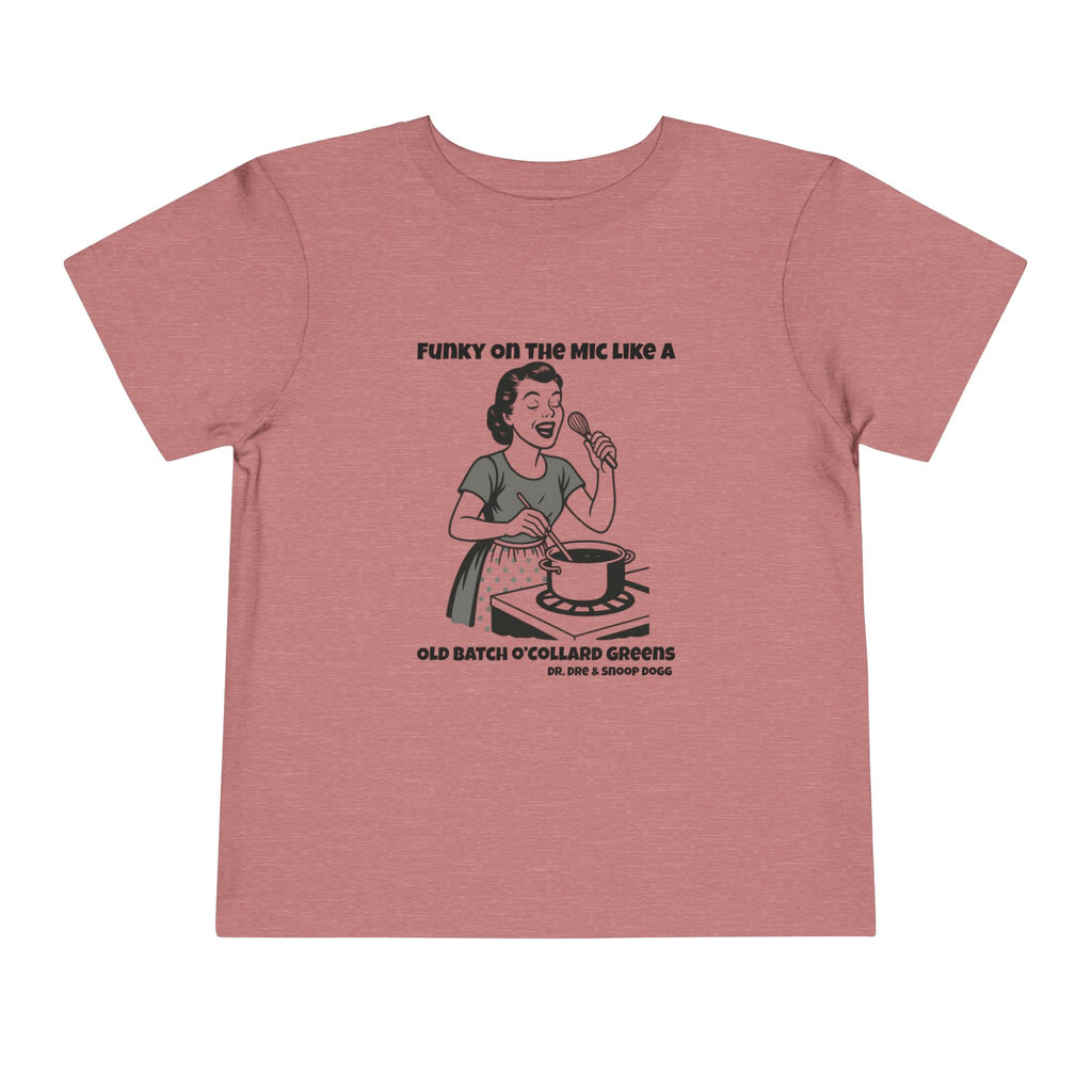 Toddler Tee - Funky on the Mic - Retro Graphic Kids Shirt