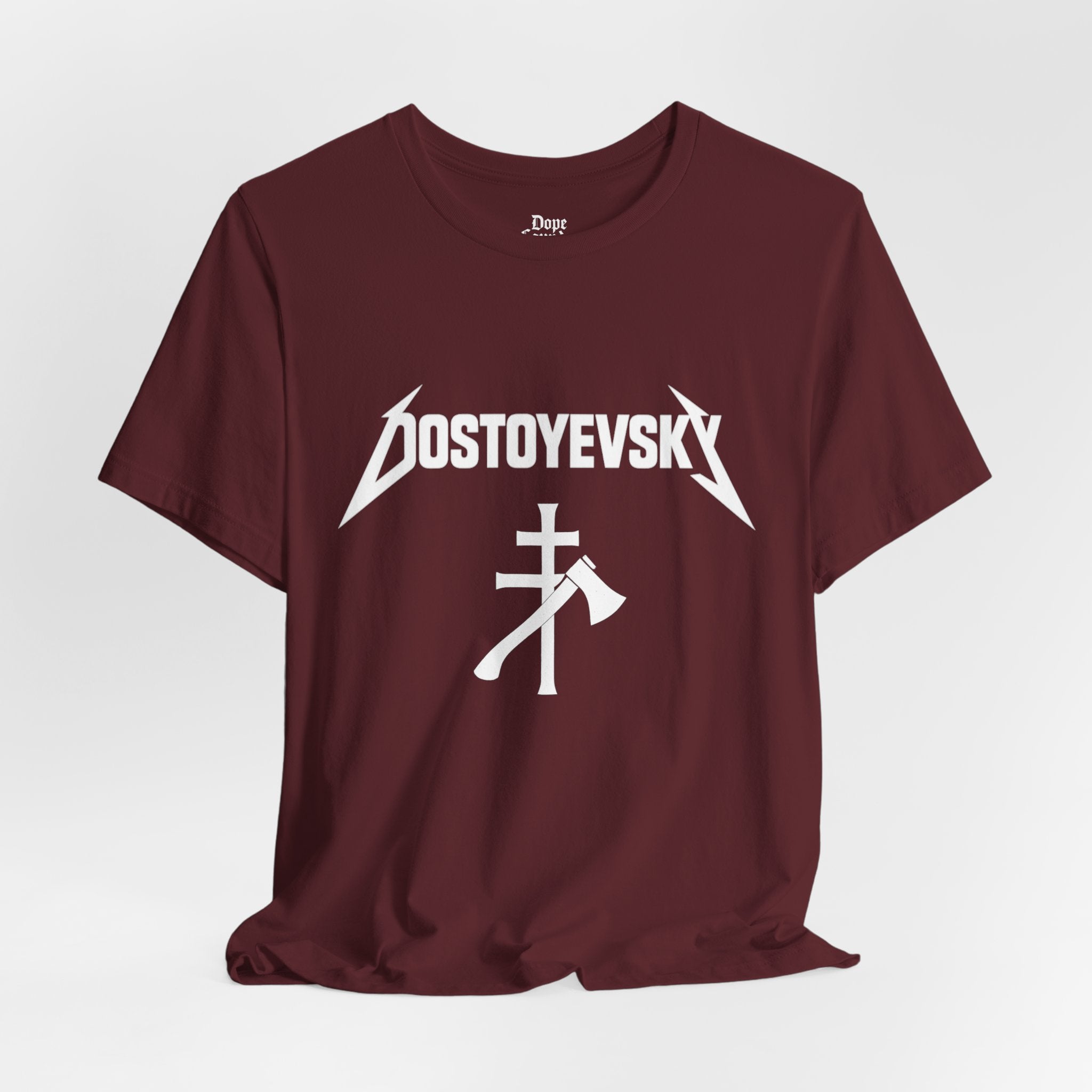 Dostoyevsky “Heavy Lit” (white ink variant) Vintage Graphic T-Shirt