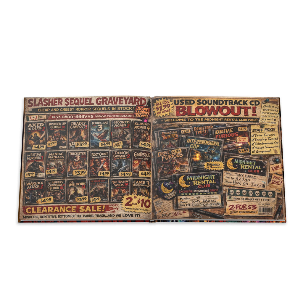 Hardcover Photo Book — Movie Mash-Up Universe: Retro Sci‑Fi Poster Collection