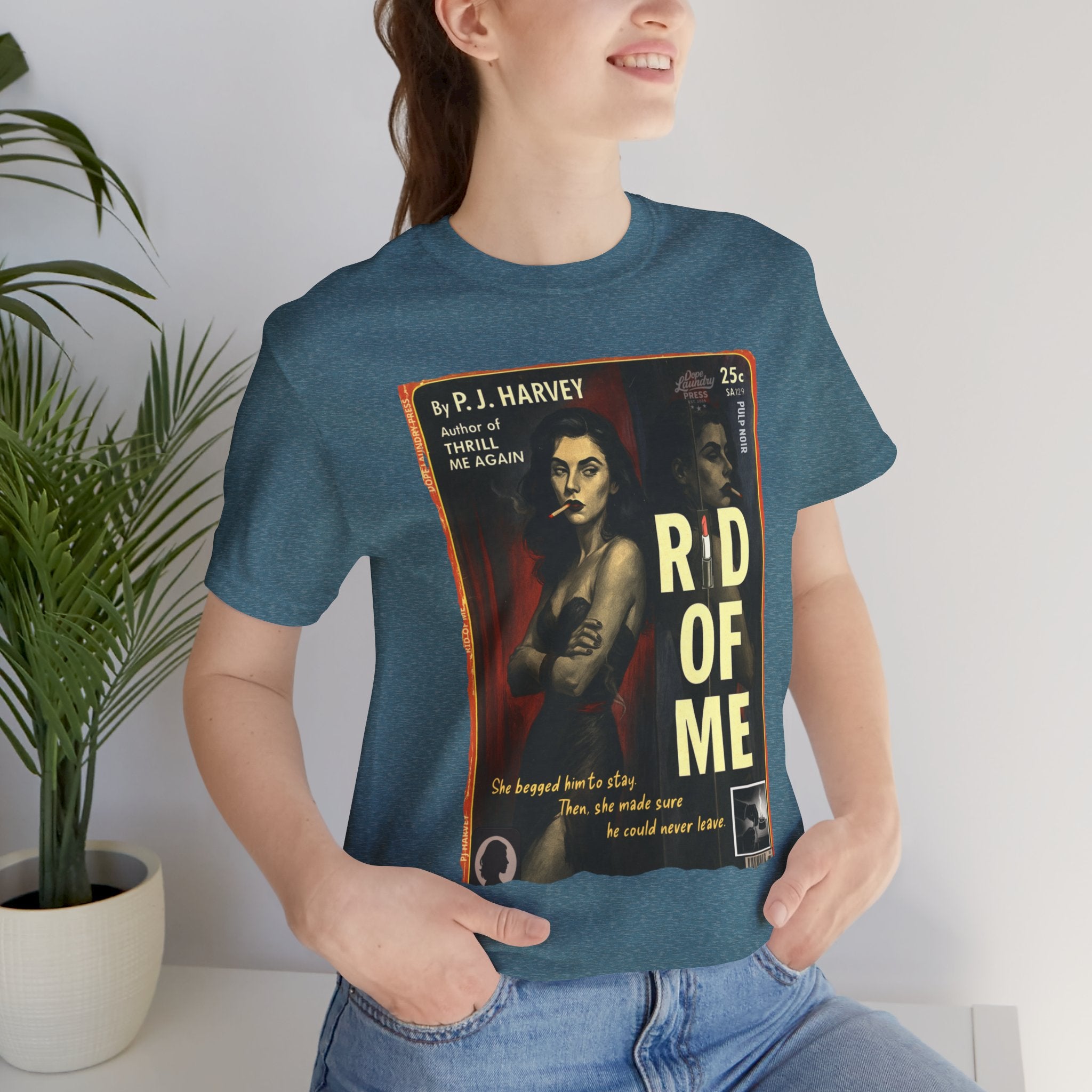 PJ Harvey - Rid of Me - Pulp-Noir Book Cover Tee