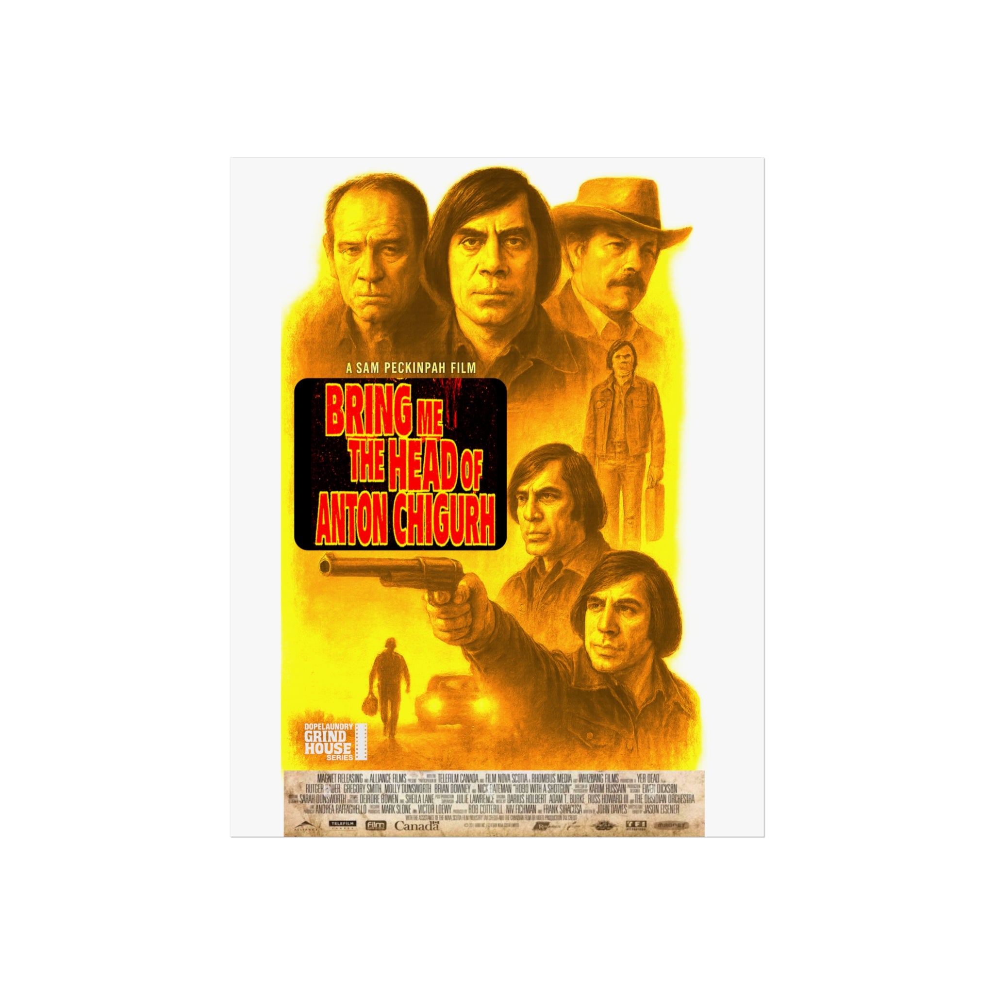 Art Print - 'Bring me the Head of Anton Chigurh' - Unique Gift for Film Lovers
