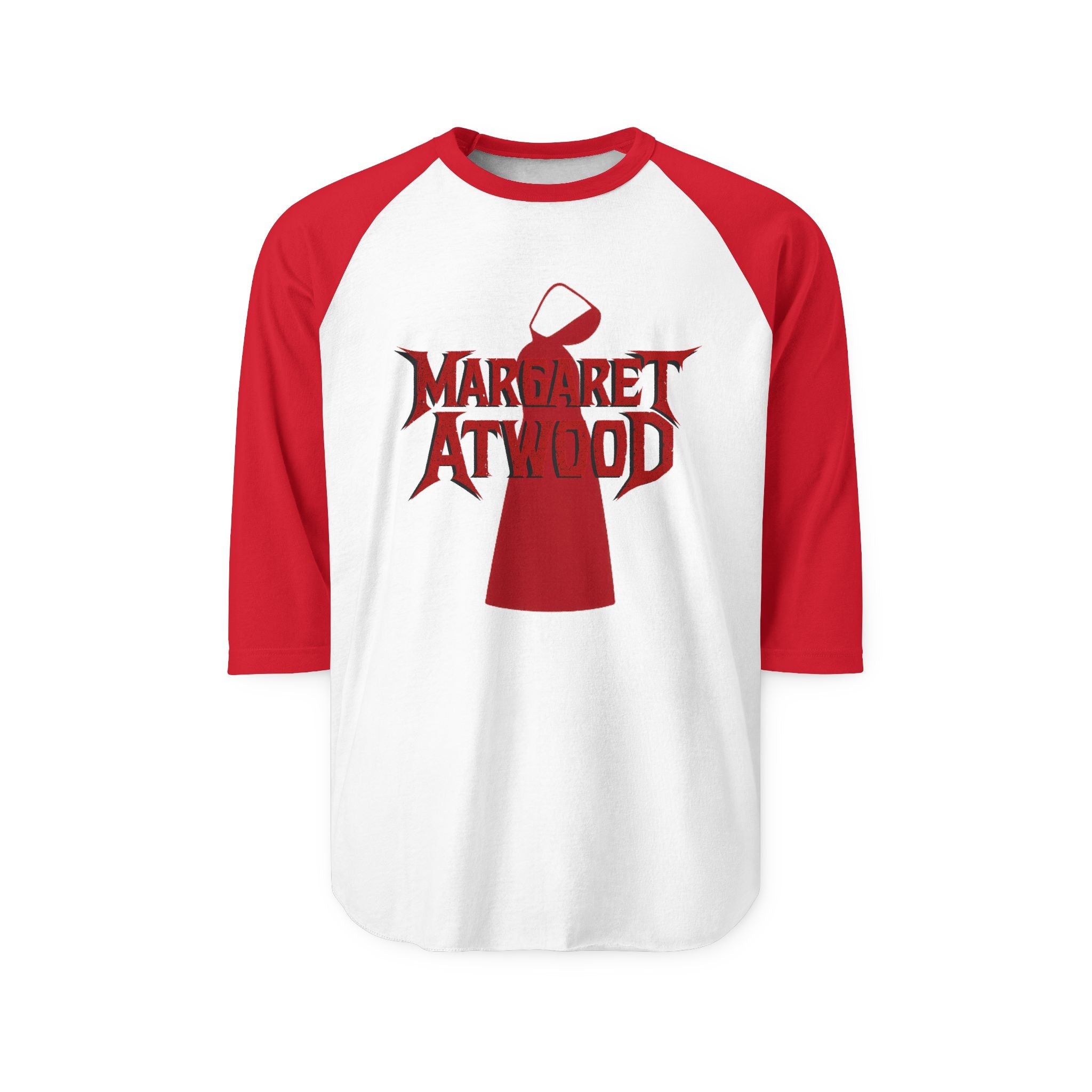 Margaret Atwood Heavy Metal Raglan Shirt — Literary Band Tee