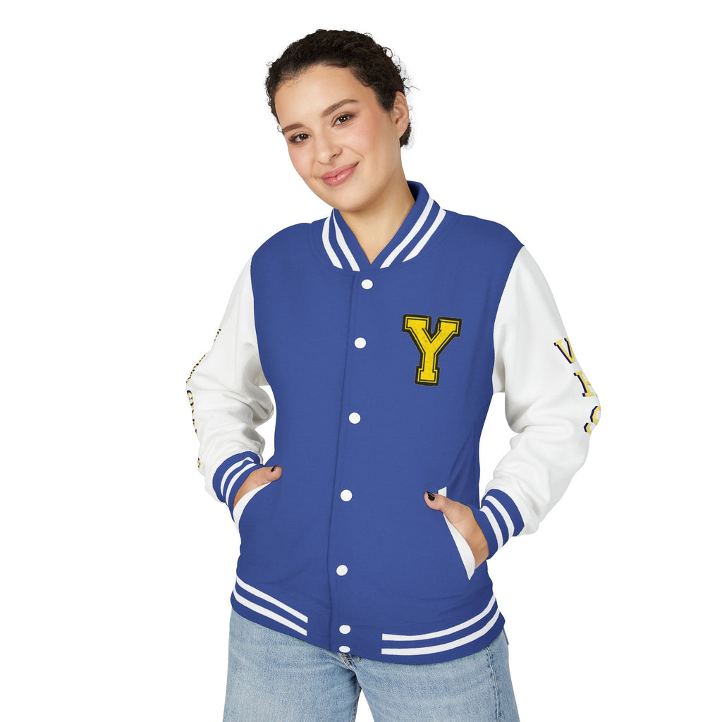 Yellowjackets Letterman Jacket — Wiskayok School Varsity Style Jacket