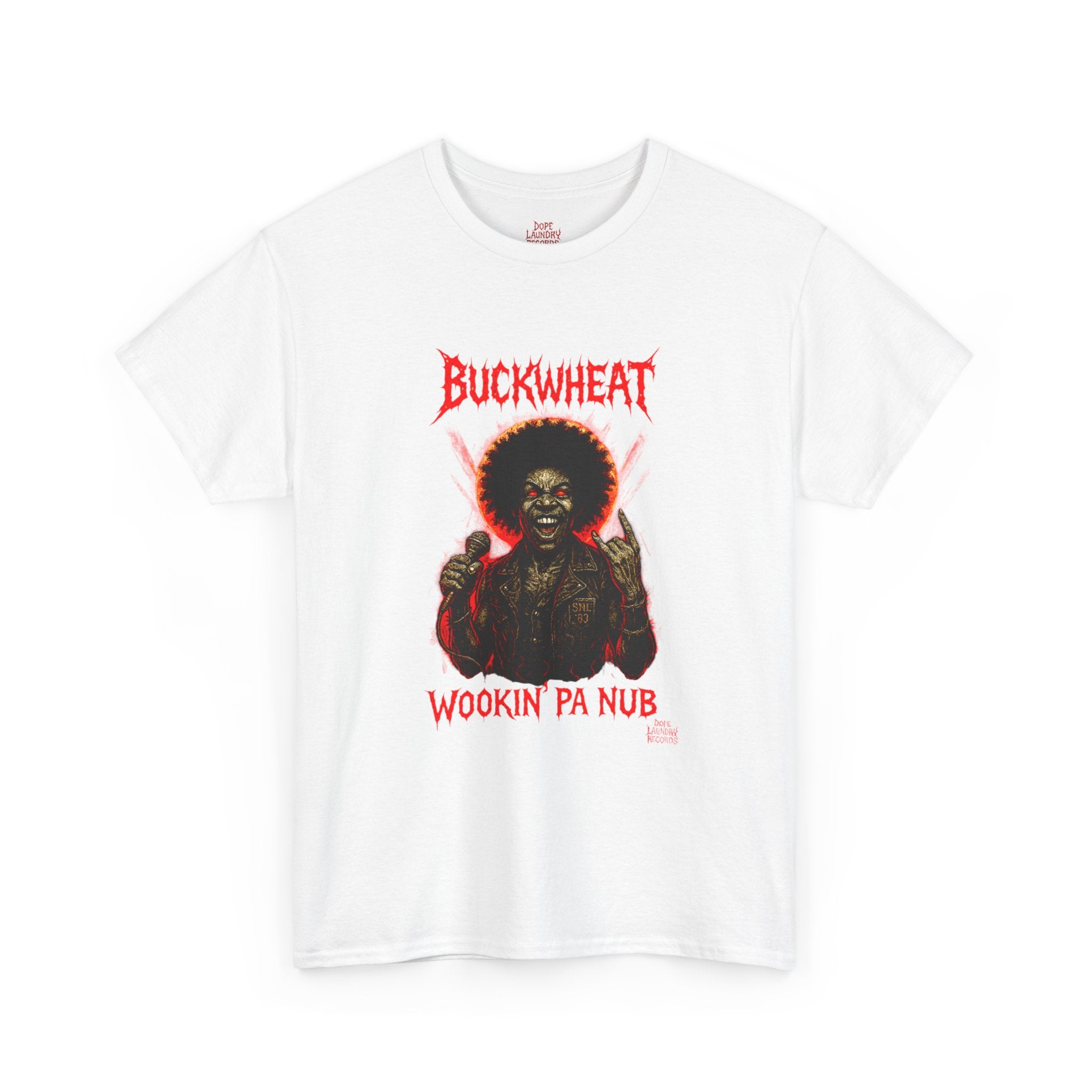 Death Metal "Buckwheat" - Cool Graphic Tee, Vintage Style T-Shirt, Funny Music Tee, Unisex Cotton Tee, Perfect Gift for Music Lovers