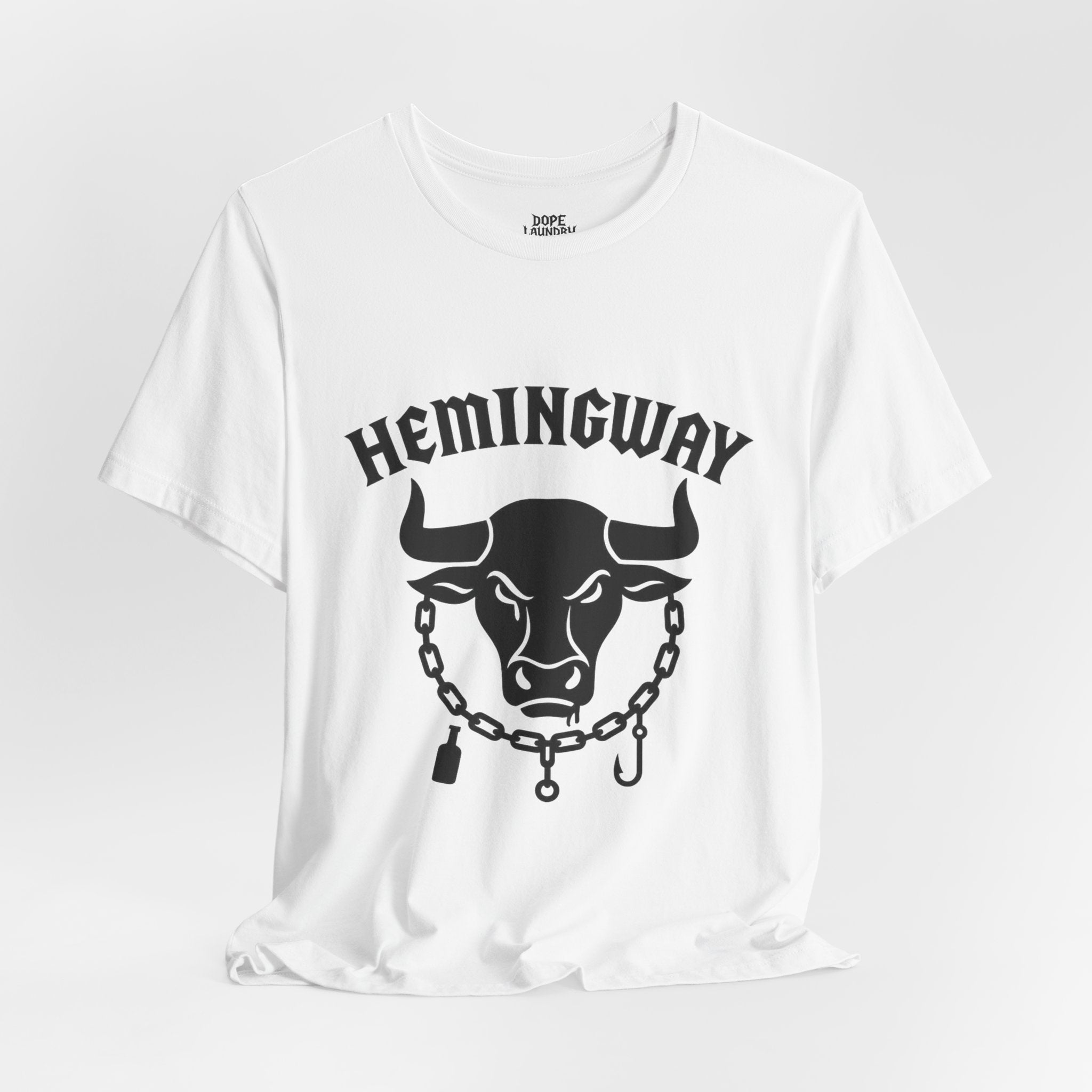 Hemingway Bull Vintage Graphic T-Shirt