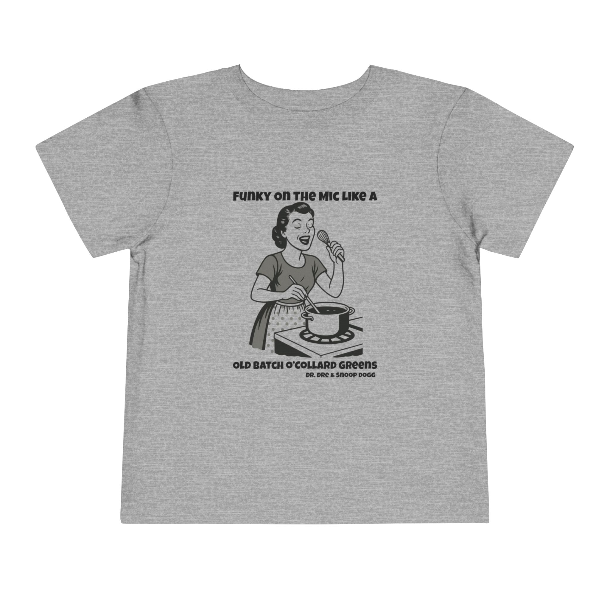 Toddler Tee - Funky on the Mic - Retro Graphic Kids Shirt