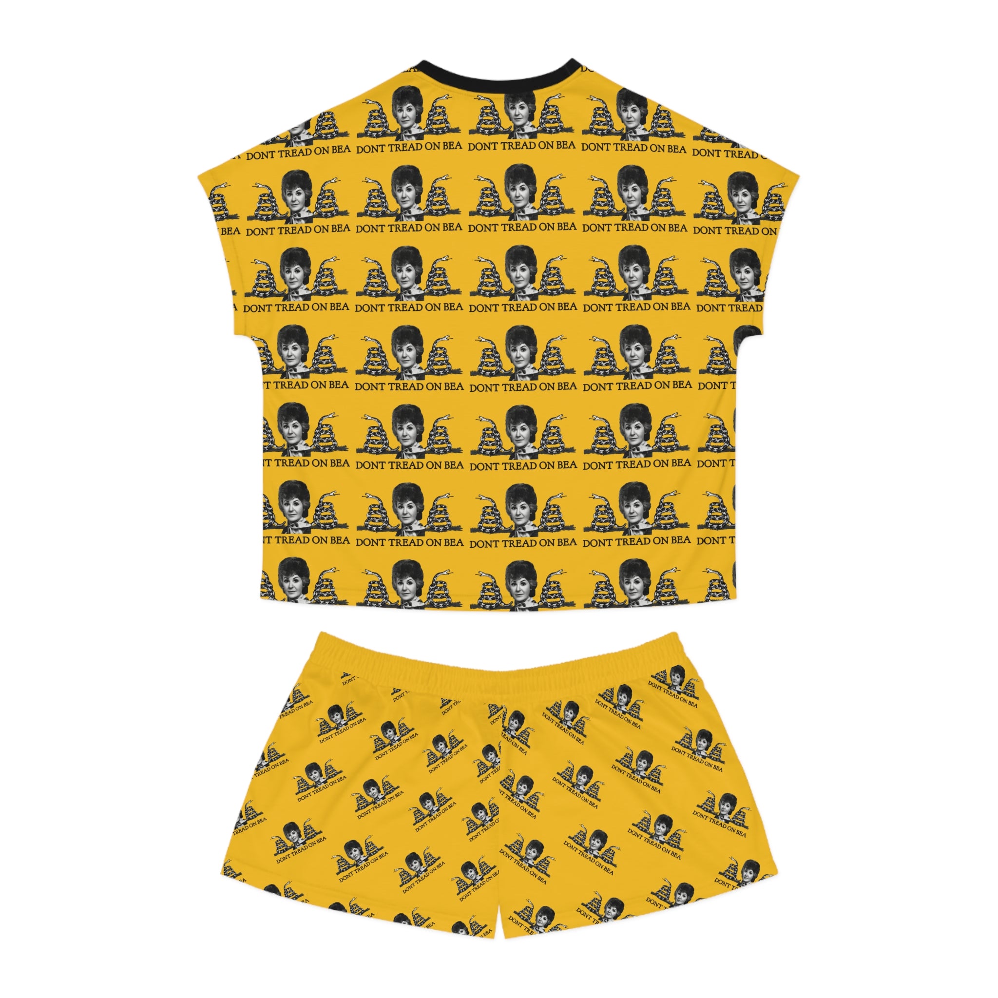 Women's Short Pajama Set - Don't Tread on Bea