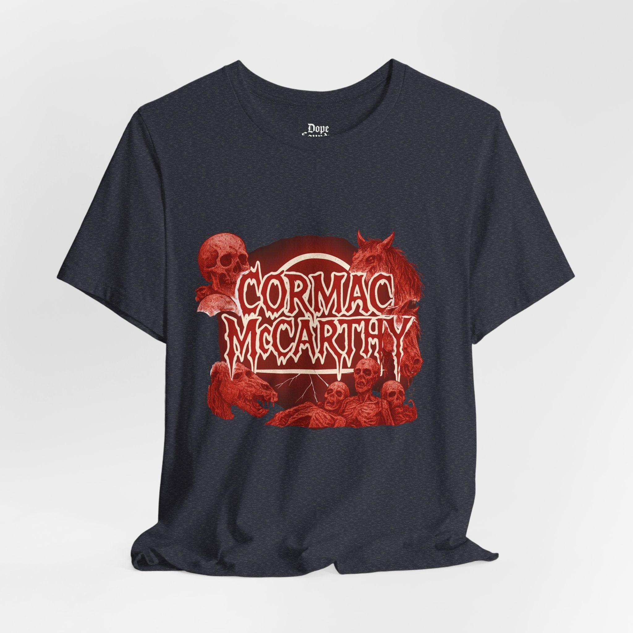 Cormac McCarthy Death Metal Tee — Band-Style Graphic T-Shirt