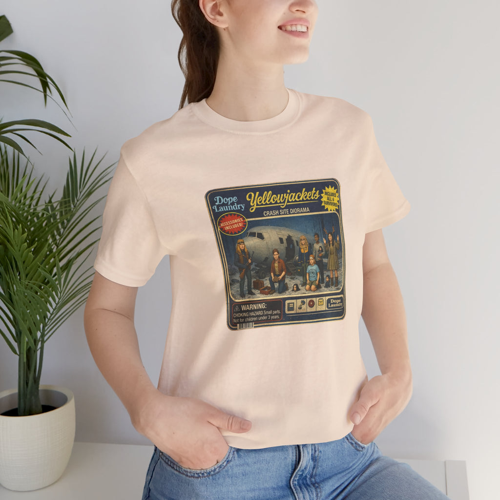 Yellowjackets "Crash Site Playset" Tee — Vintage TV Show Graphic T-Shirt