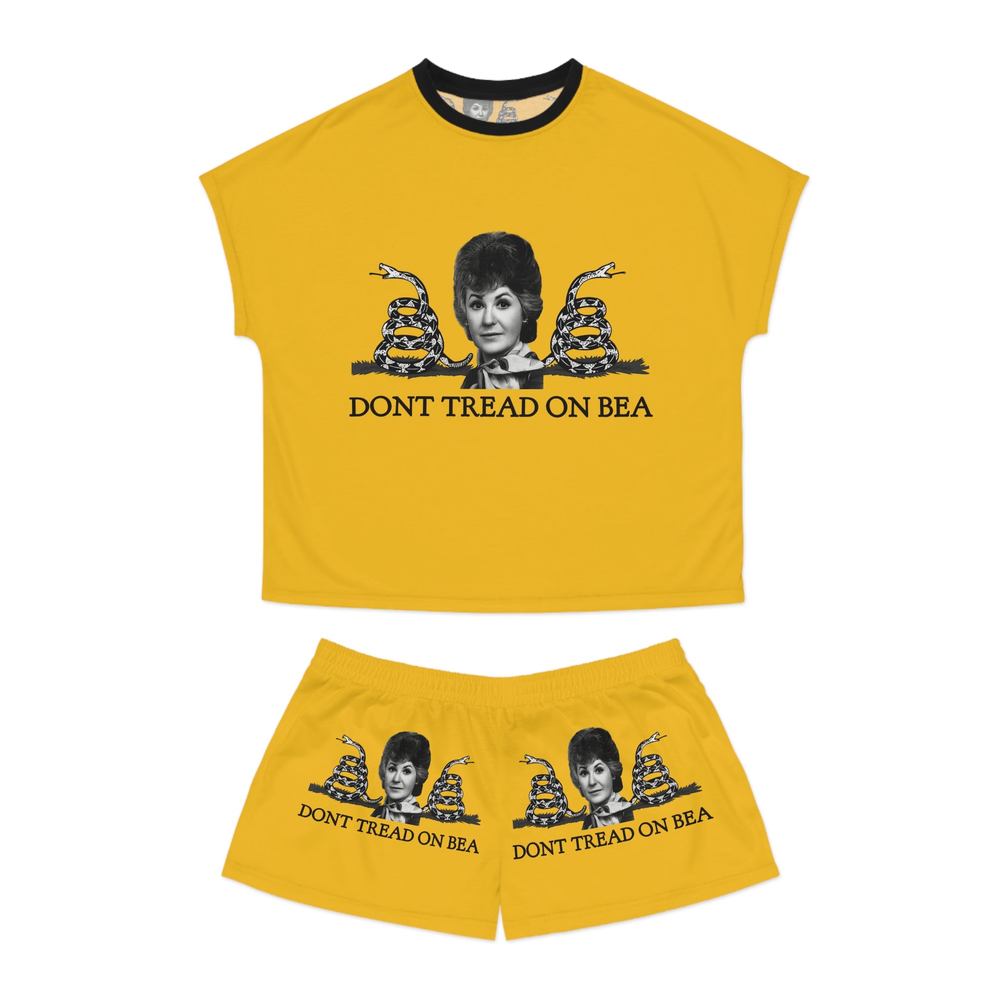 Women's Short Pajama Set - Don't Tread on Bea