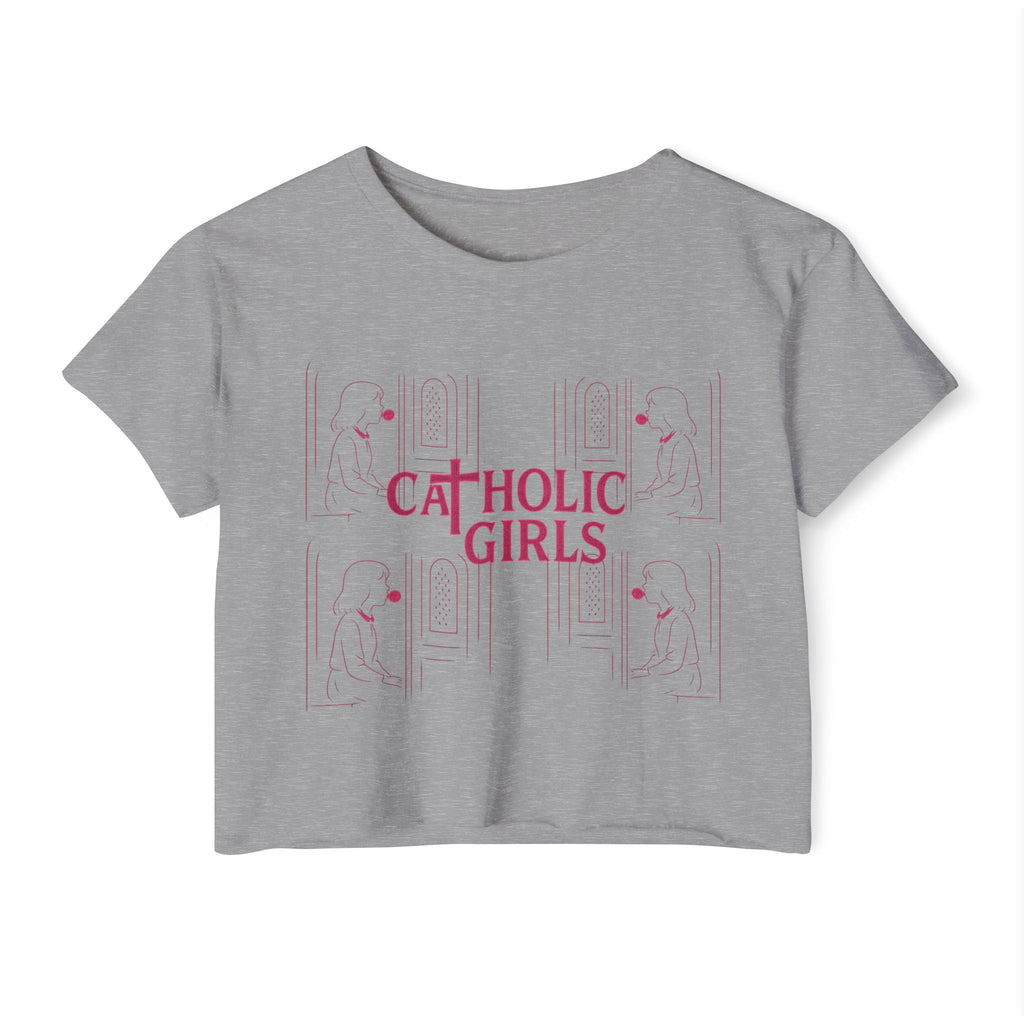 Frank Zappa "Catholic Girls" Festival Crop Top — Women's Graphic Crop Top