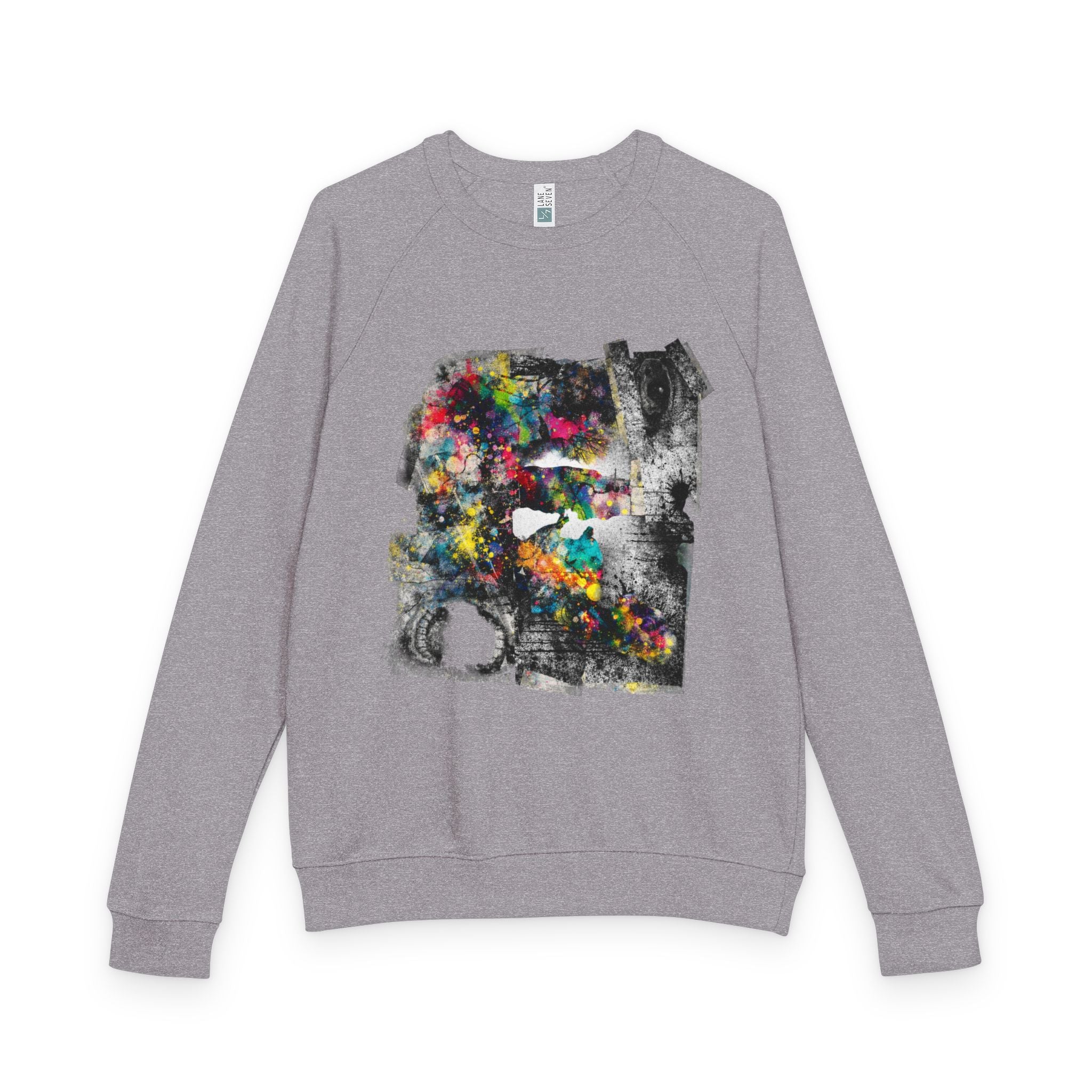 Splatterpaint Raglan Crewneck Sweatshirt