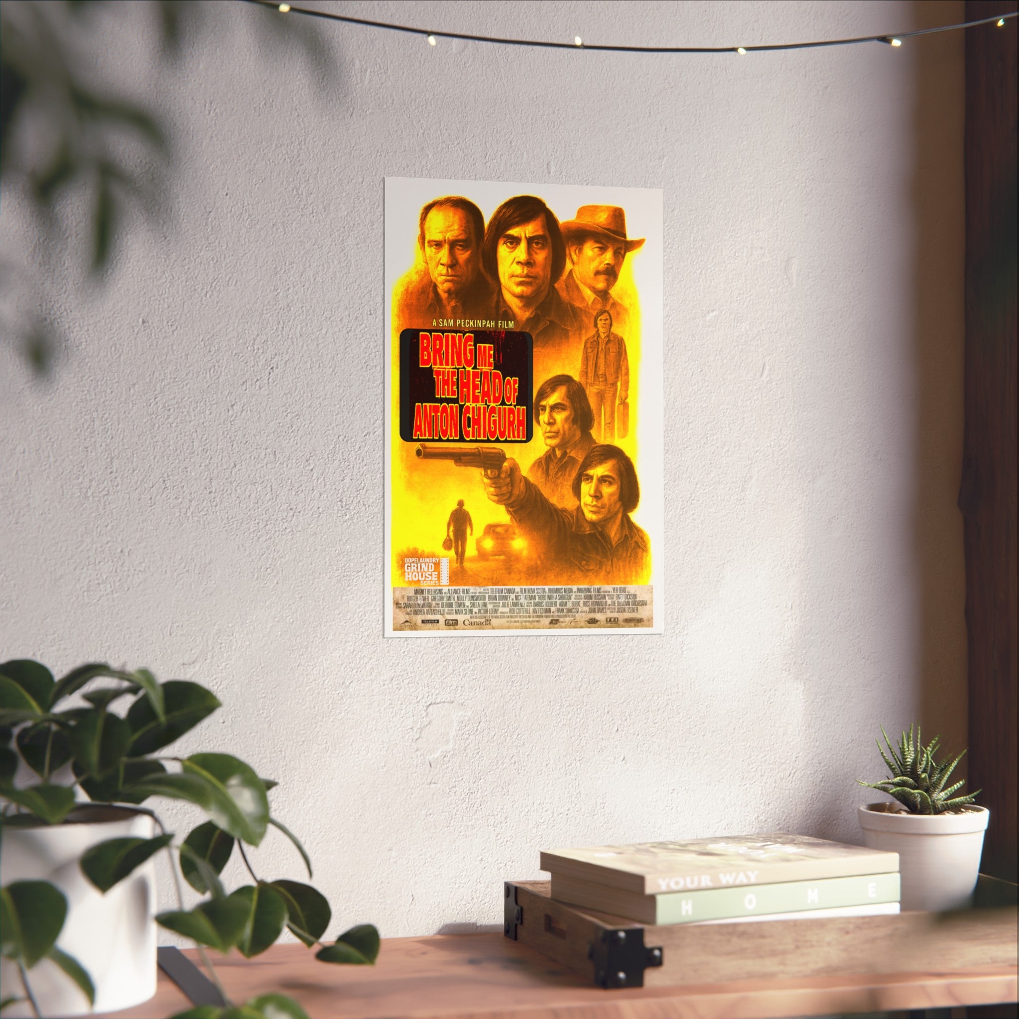 Art Print - 'Bring me the Head of Anton Chigurh' - Unique Gift for Film Lovers