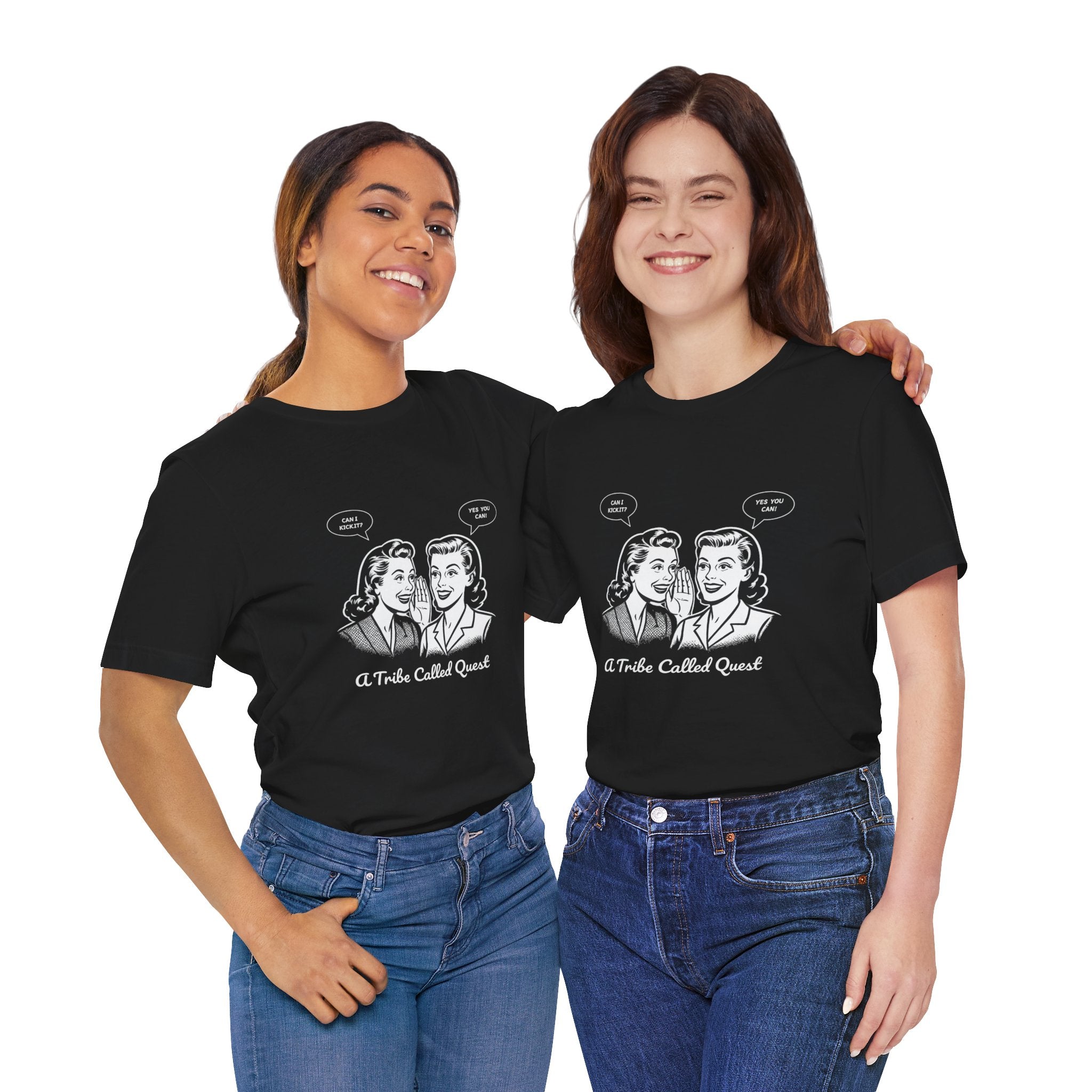 Can I Kick It? vintage 50s Housewife - hip-hop tribute (Unisex Tee)