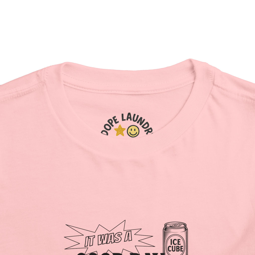 Toddler Tee - Ice Cube - It Was a Good Day - Retro Graphic Kids Shirt