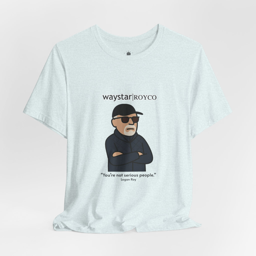 Logan Roy "Serious People" unisex jersey Tee (Succession)