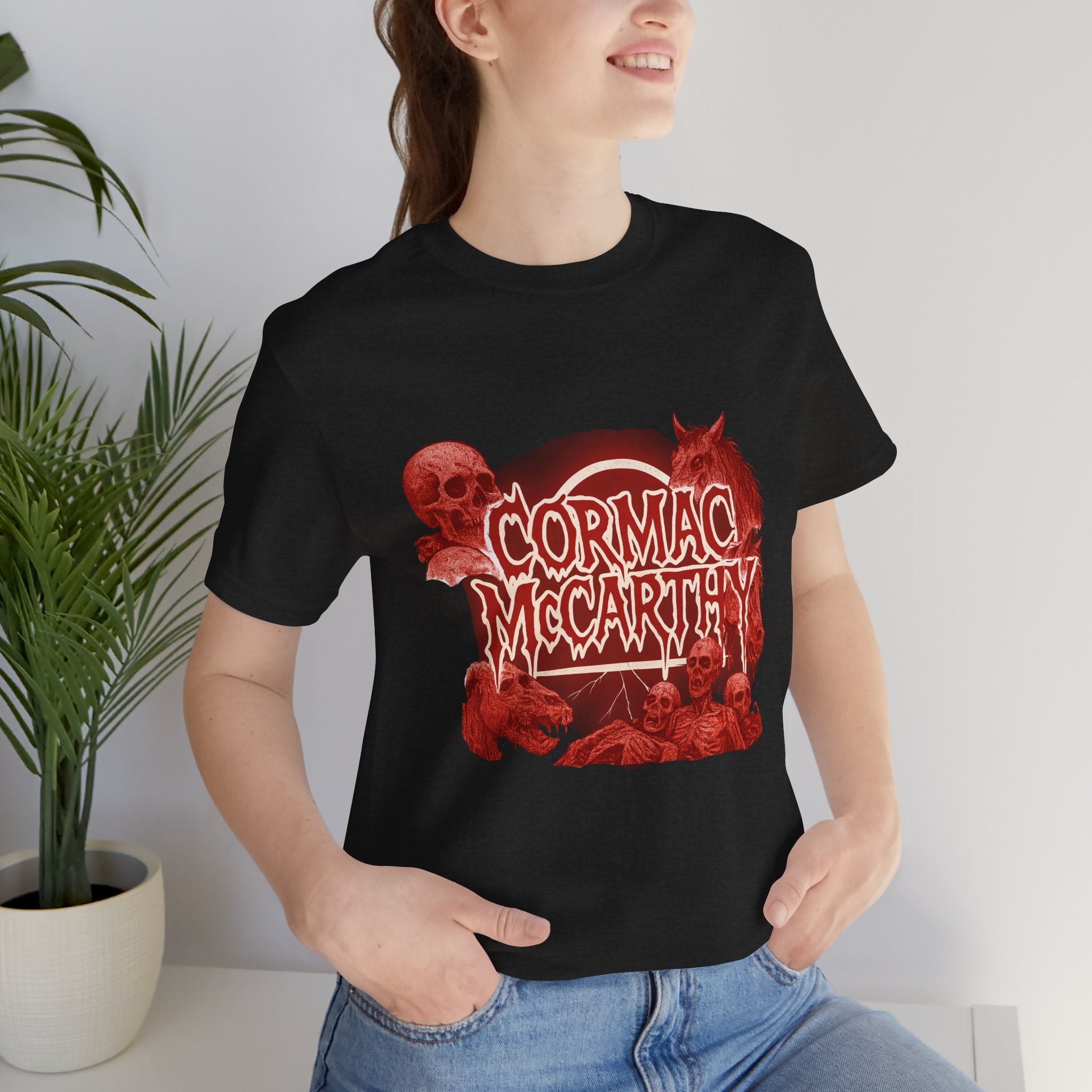 Cormac McCarthy Death Metal Tee — Band-Style Graphic T-Shirt