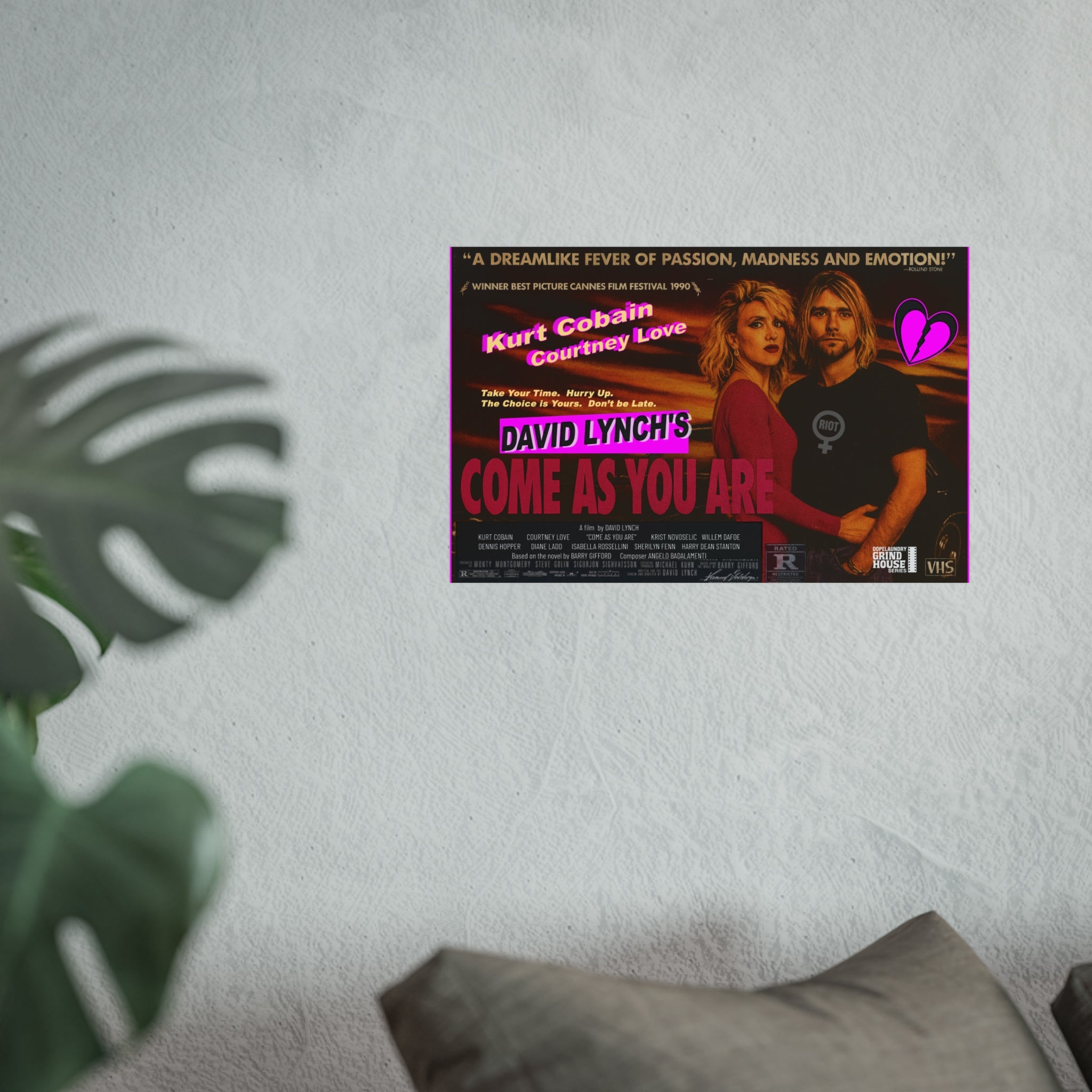 Come as You Are David Lynch Inspired tribute poster