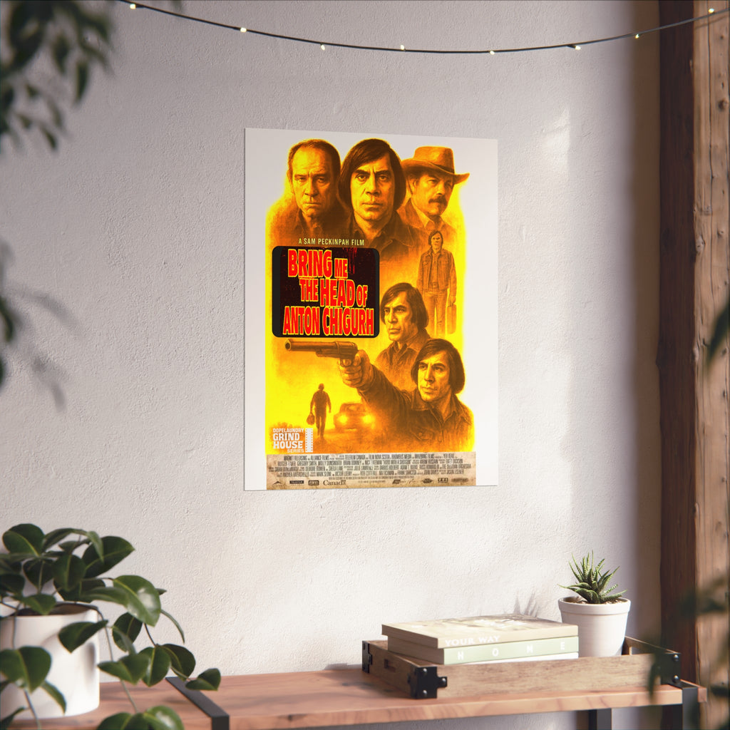 Art Print - 'Bring me the Head of Anton Chigurh' - Unique Gift for Film Lovers