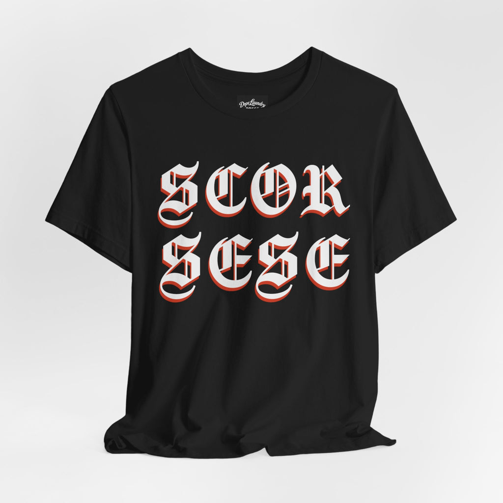 Scorsese Tribute - Old English Cult Movies Tee