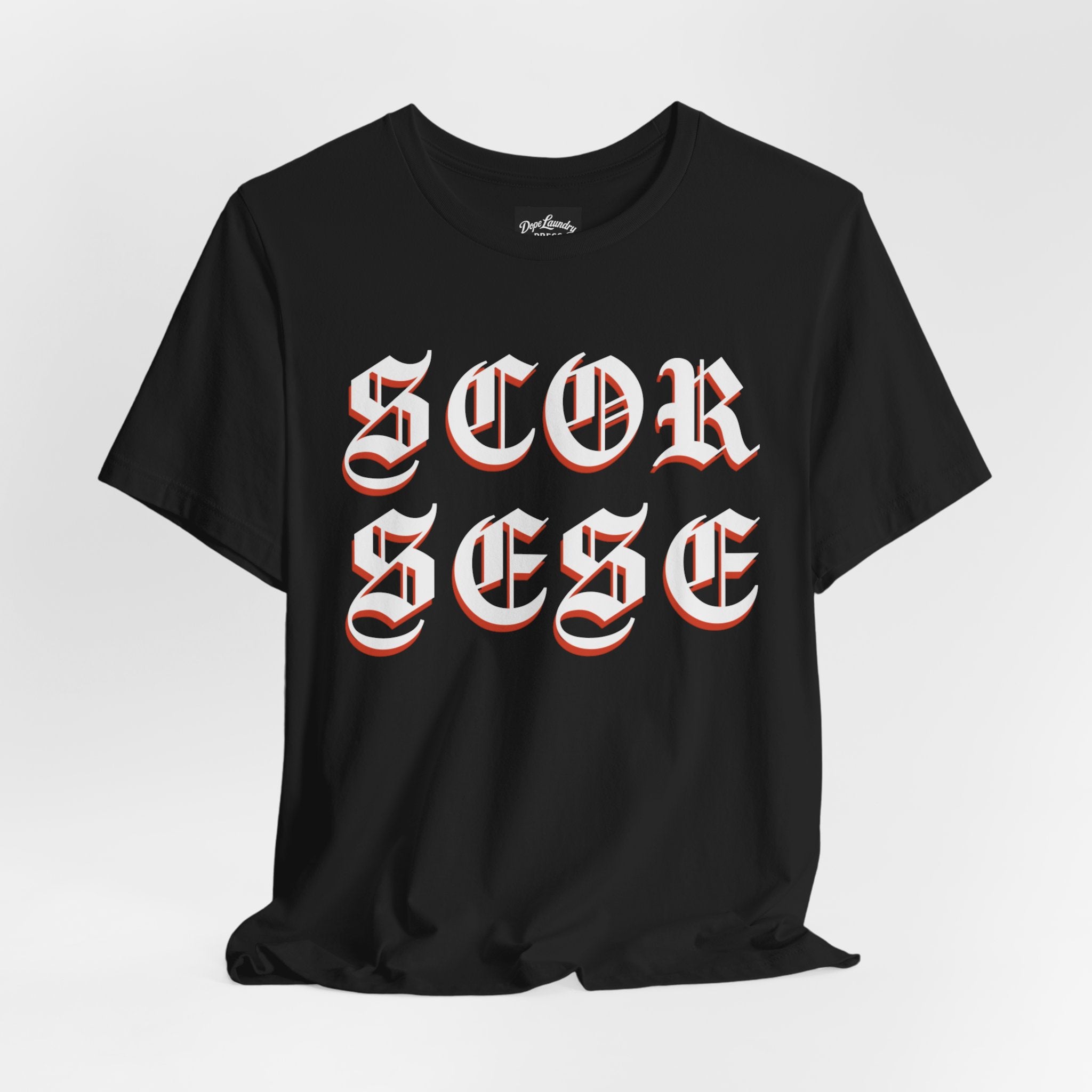 Scorsese Tribute - Old English Cult Movies Tee