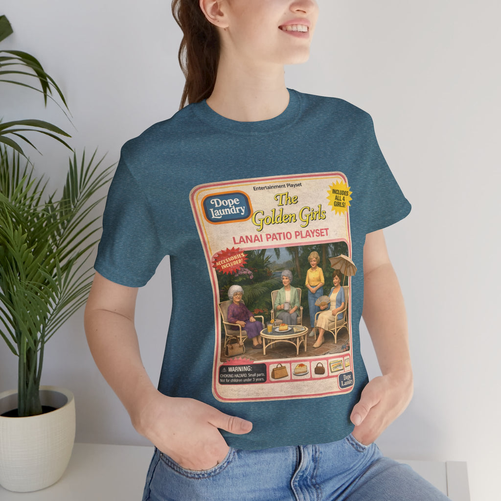 Golden Girls 'Lanai Patio Playset' Vintage TV Graphic Tee