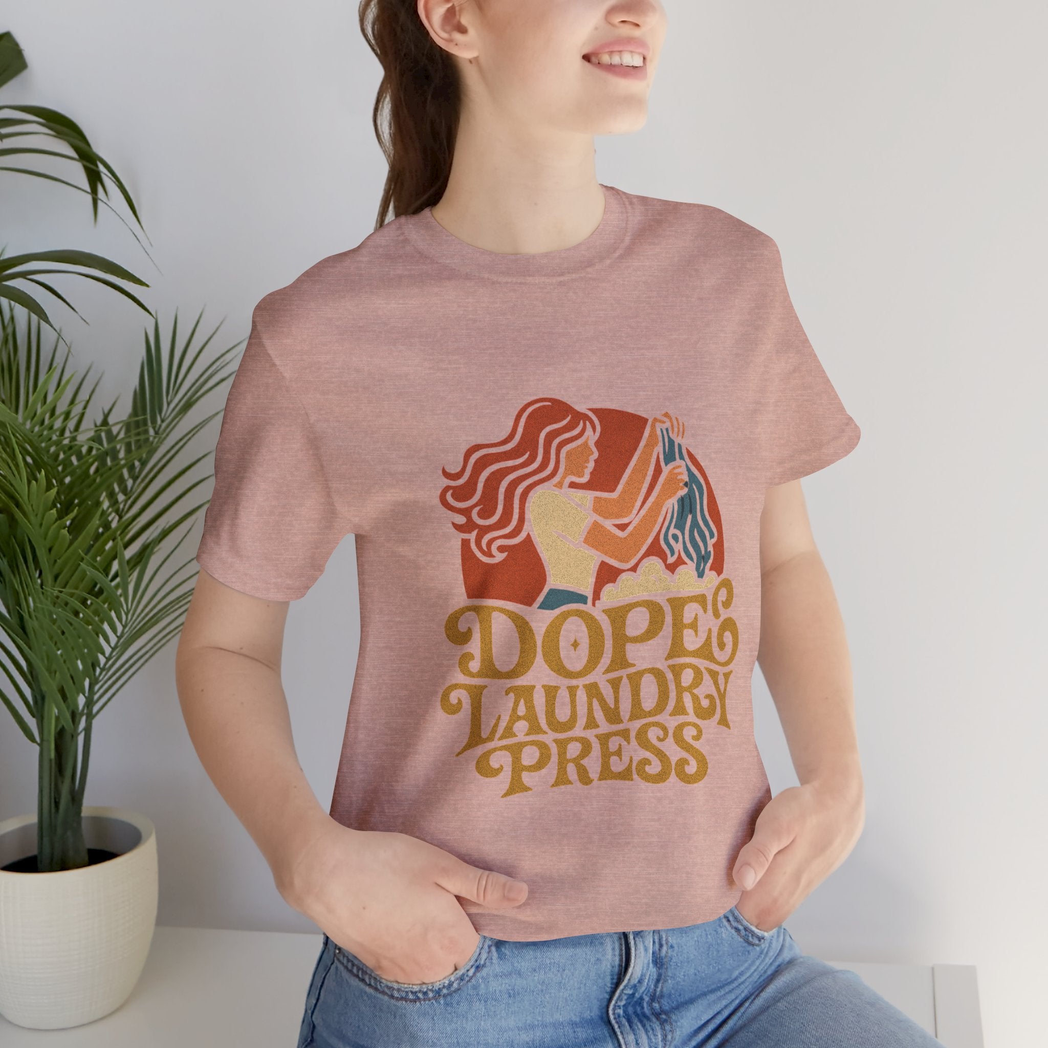 Dope Laundry Press 60s Logo Tee — Vintage Graphic T-Shirt