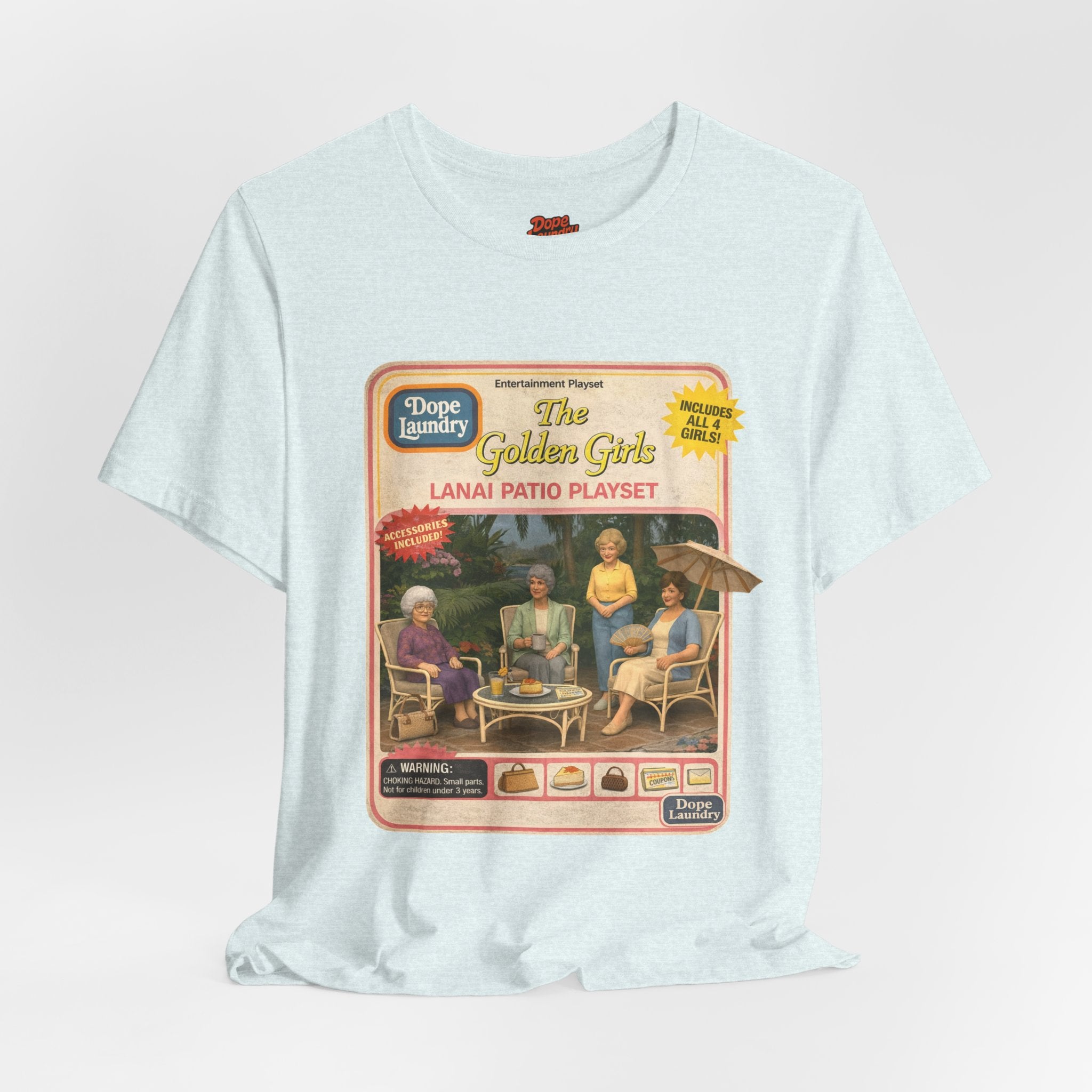 Golden Girls 'Lanai Patio Playset' Vintage TV Graphic Tee