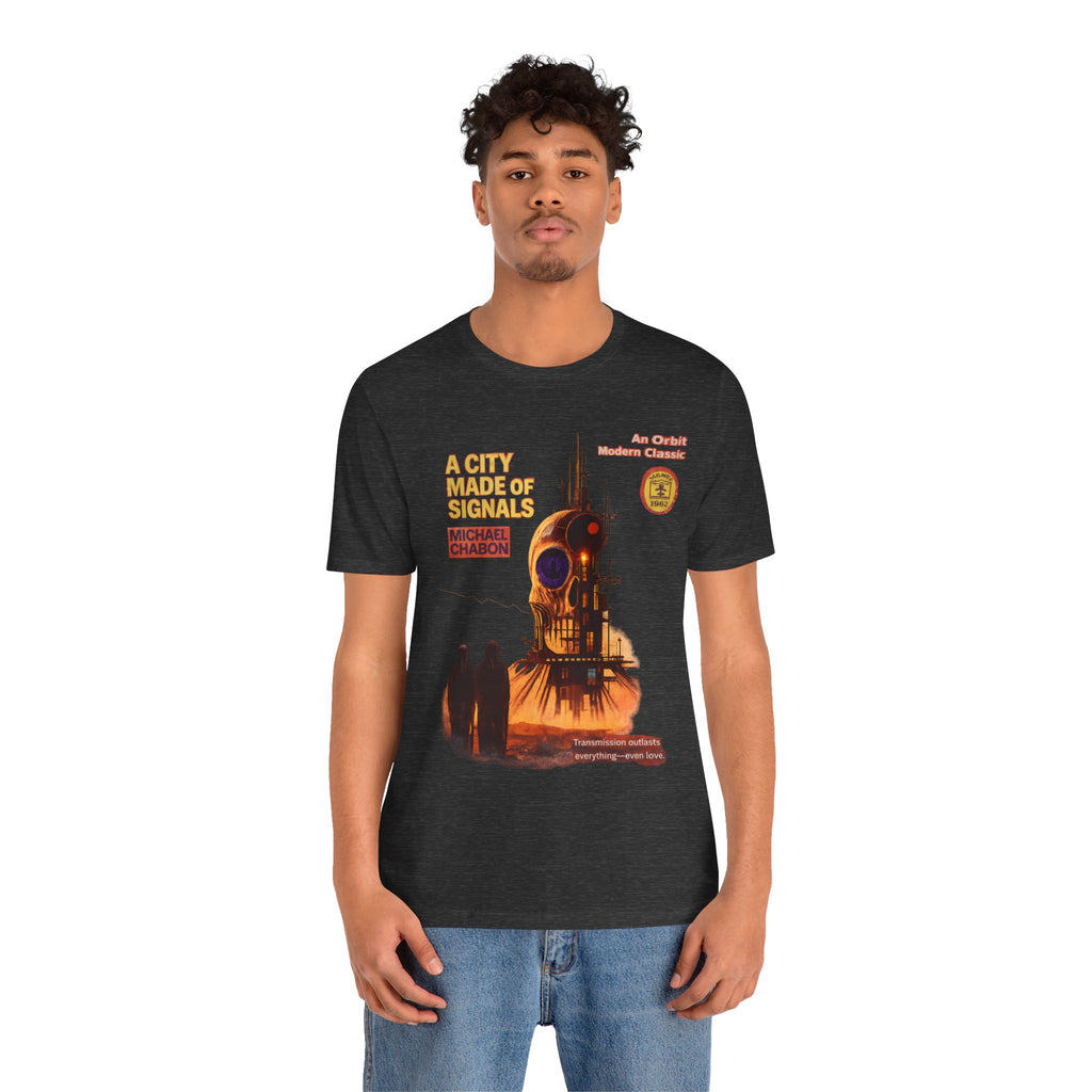 Michael Chabon - Sci-fi Book Cover (variant) - Vintage Graphic T-Shirt