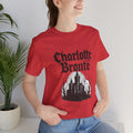 Charlotte Brontë Vintage Heavy Metal Graphic Tee (black ink variant)