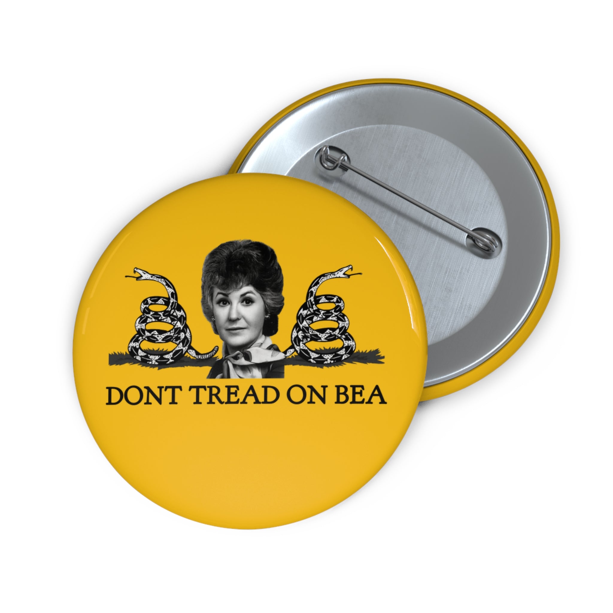 Custom Pin Buttons - Don't Tread on Bea Pin (Button)