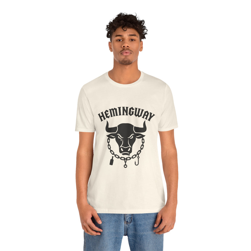 Hemingway Bull Vintage Graphic T-Shirt