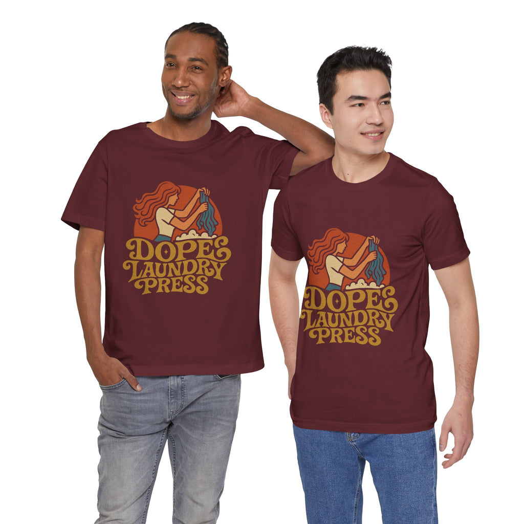 Dope Laundry Press 60s Logo Tee — Vintage Graphic T-Shirt