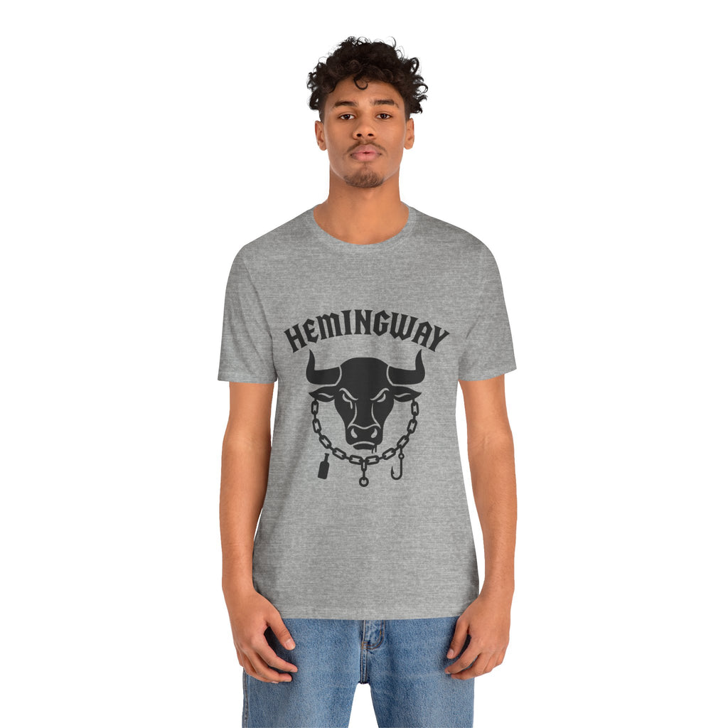 Hemingway Bull Vintage Graphic T-Shirt