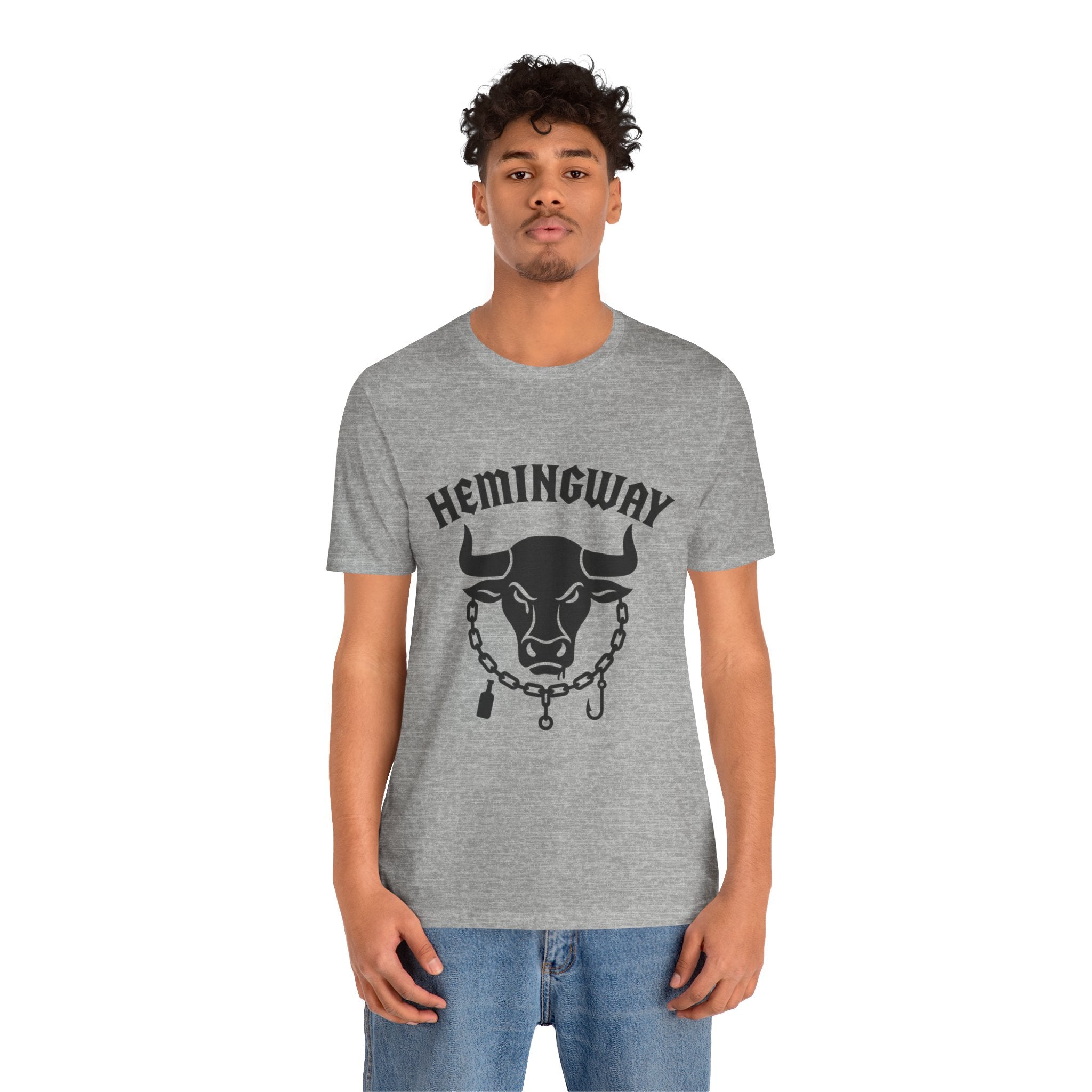 Hemingway Bull Vintage Graphic T-Shirt