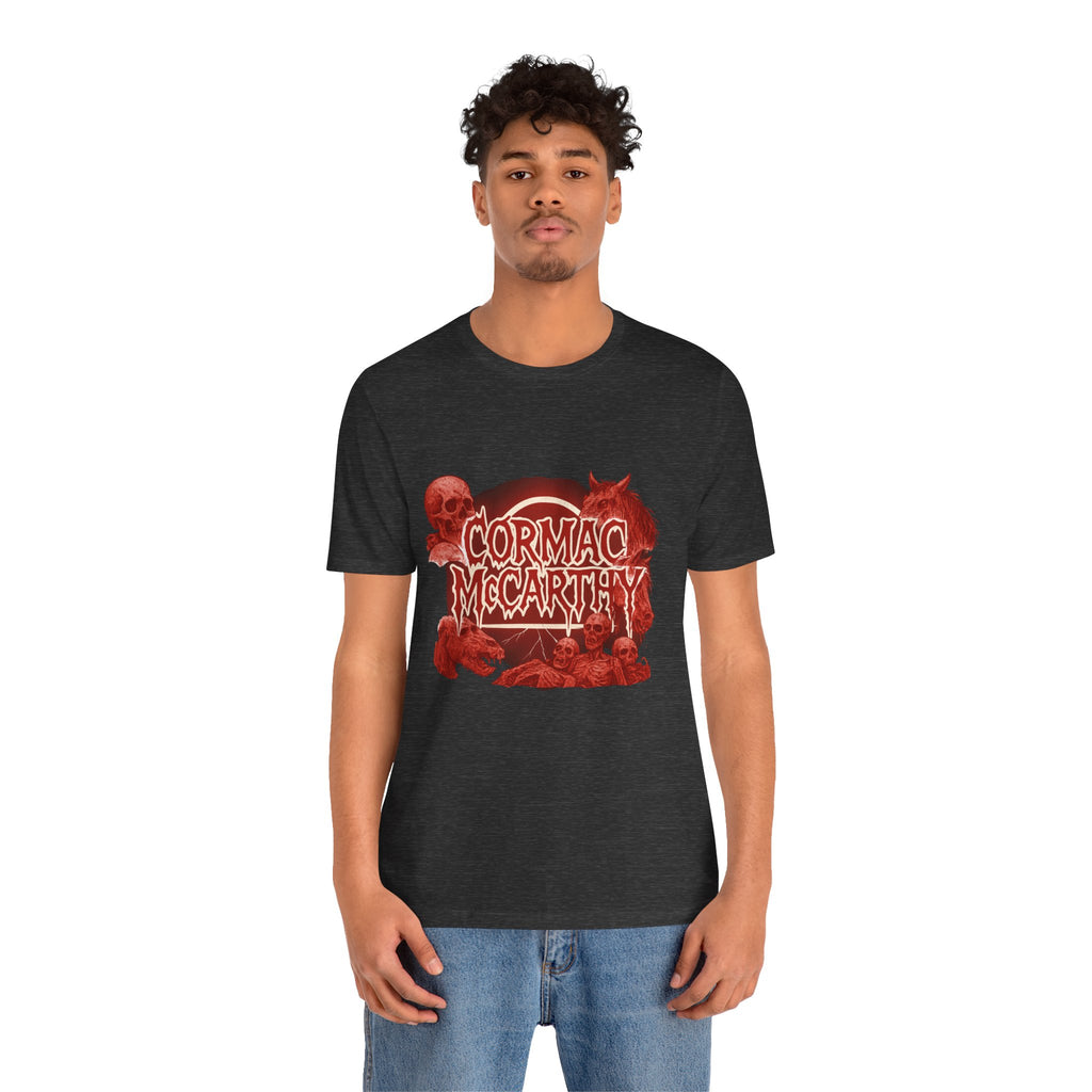 Cormac McCarthy Death Metal Tee — Band-Style Graphic T-Shirt