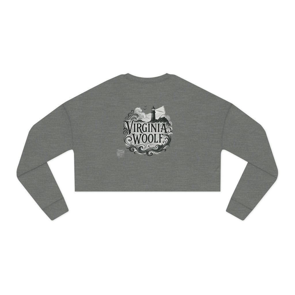 Virginia Woolf - "I have had my vision" Cropped Sweatshirt