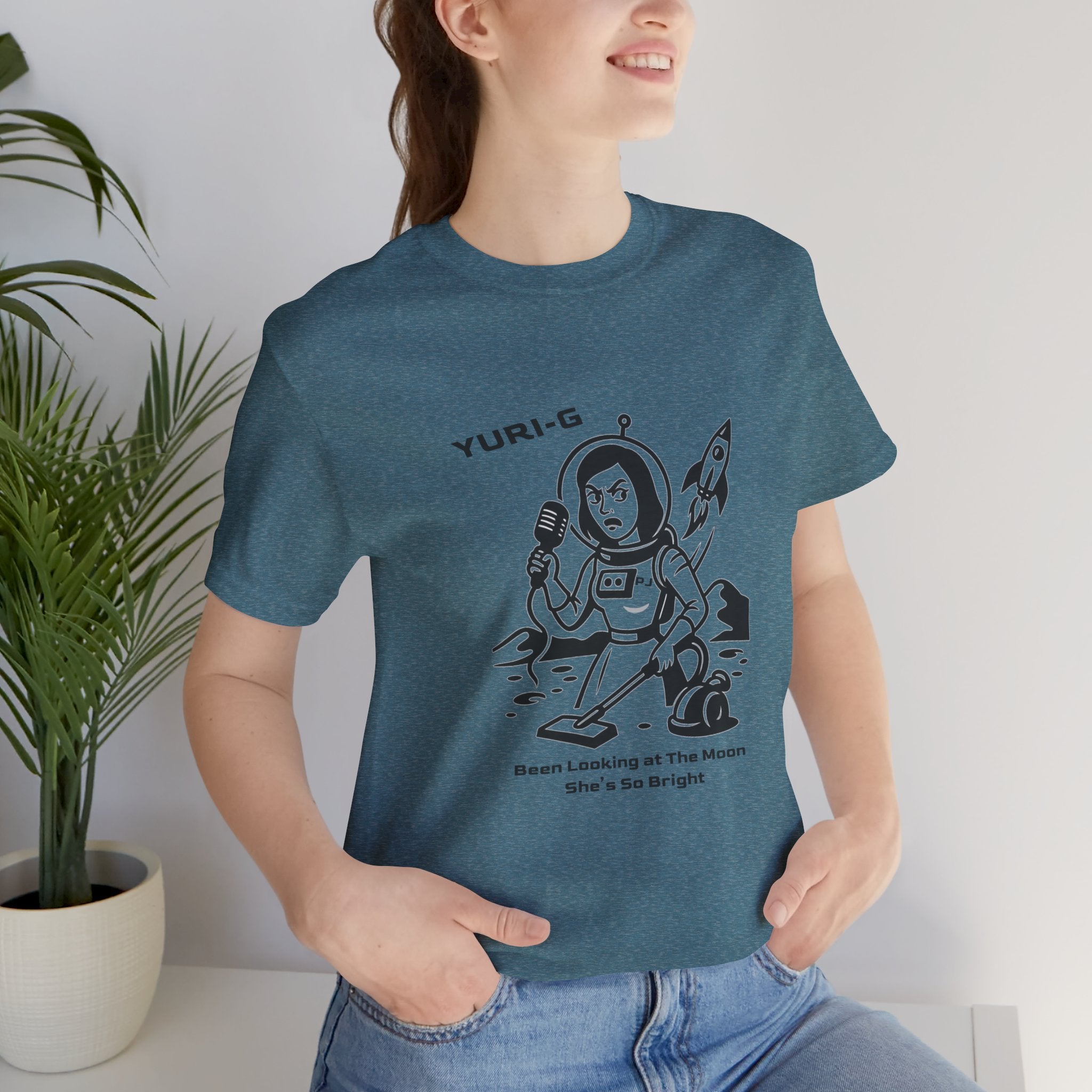 PJ Harvey "Yuri G" Astronaut - Unisex Jersey Short Sleeve Tee