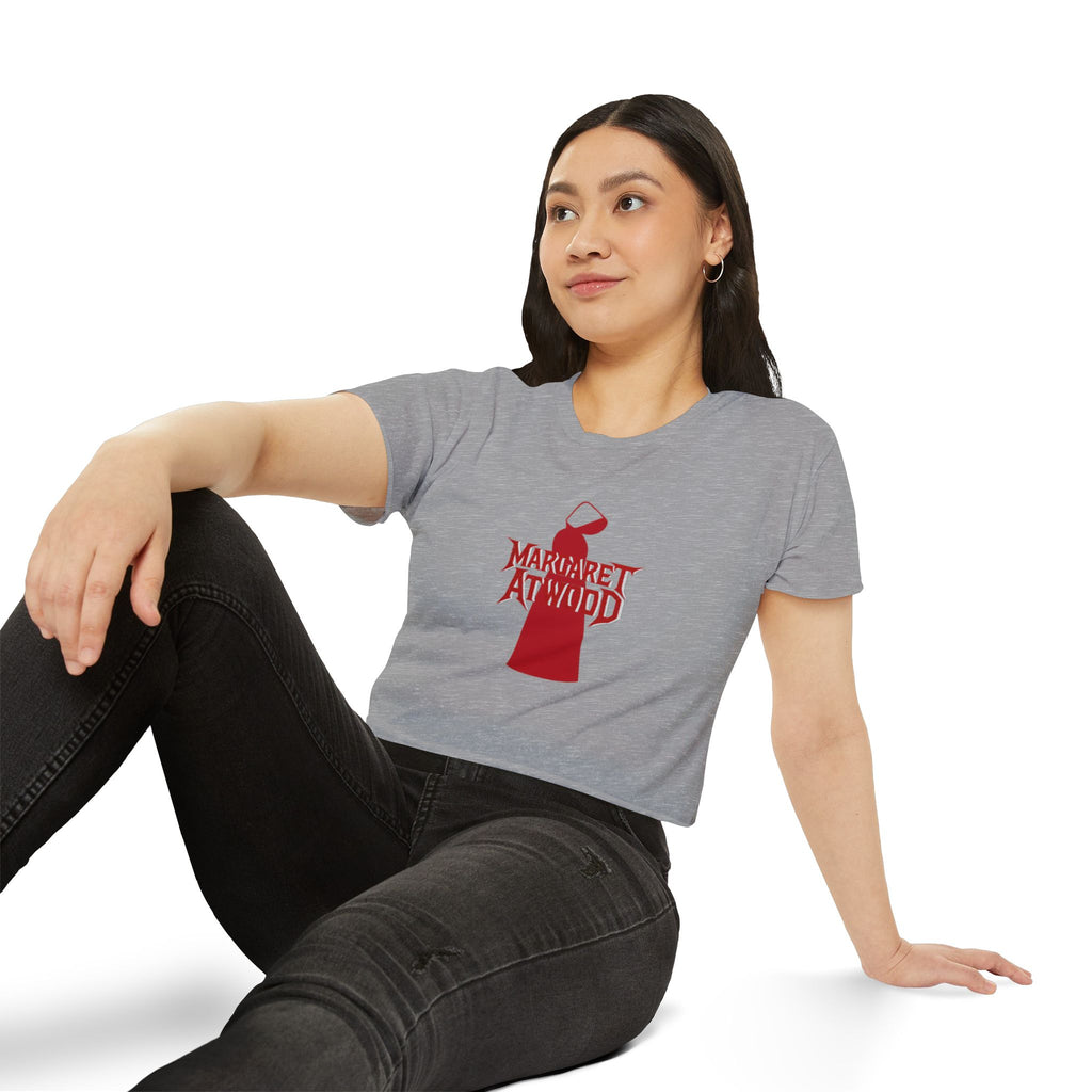 Margaret Atwood Festival Crop Top — Women's Literary Graphic Tee